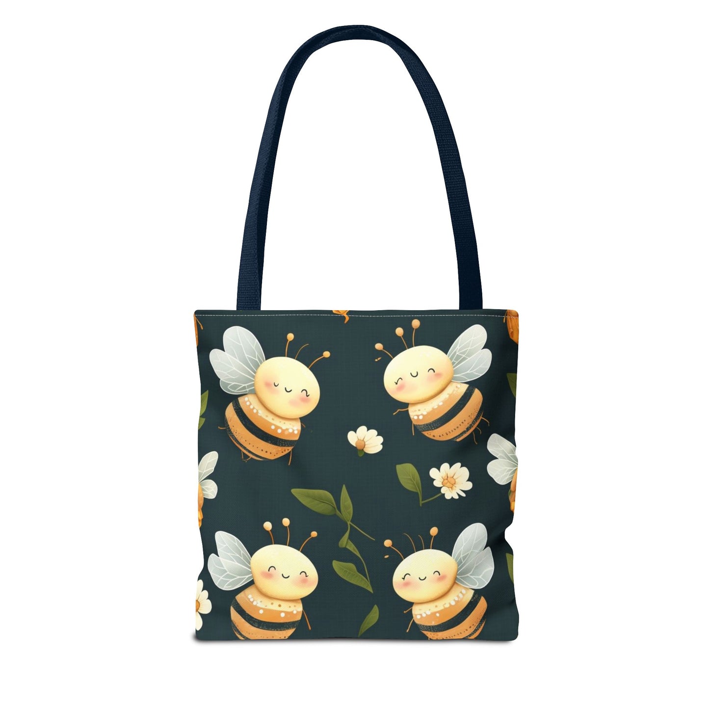 Cute Bee Tote Bag - Eco-Friendly Canvas Carryall for Gift Giving