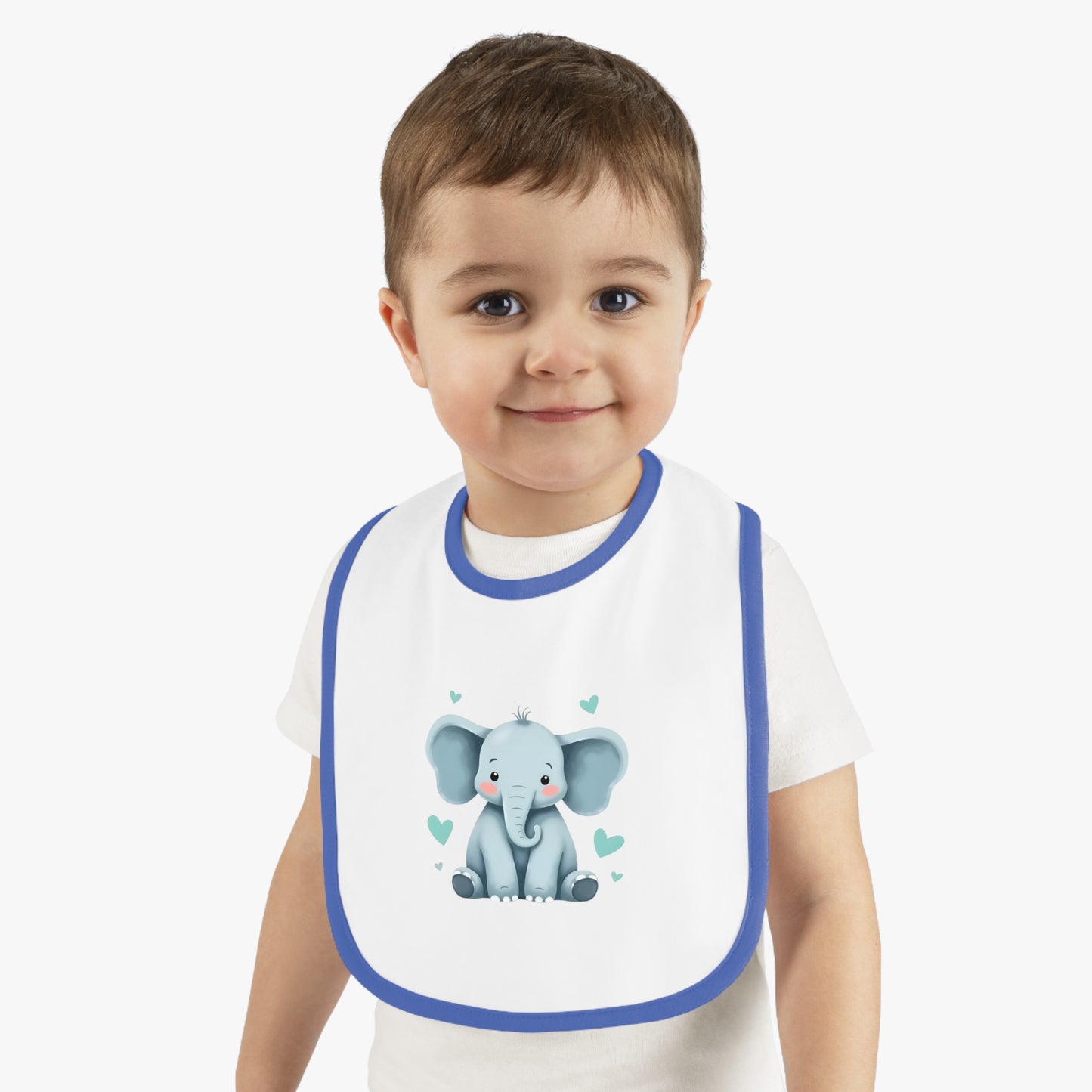 Cute Elephant Baby Bib - Adorable Infant Feeding Accessory, Perfect Baby Shower Gift, Toddler Bib, Newborn Essential, Eco-Friendly Babywear