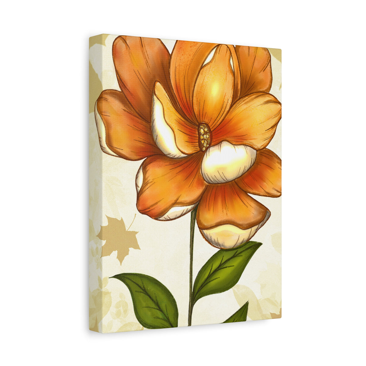 Copy of Matte Canvas, Stretched, 1.25" Tulips Pink and Purple Flowers