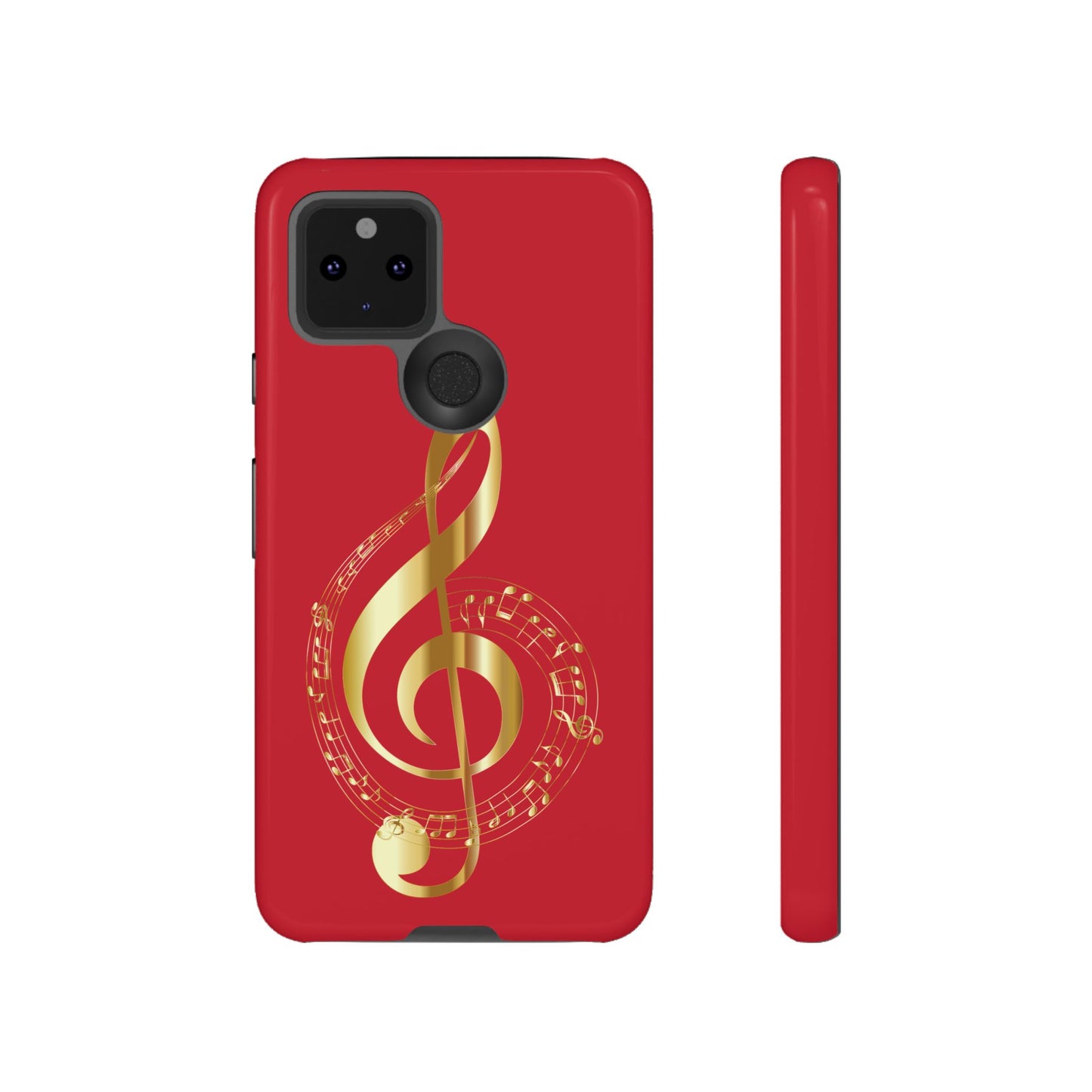 Tough Cases - Red Musical Note