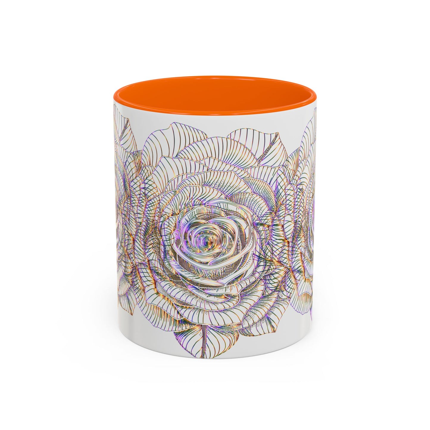 Holographic Floral Coffee Mug - Perfect Gift for Plant Lovers, Home Decor, Tea & Coffee Lovers, Mother's Day, Birthdays