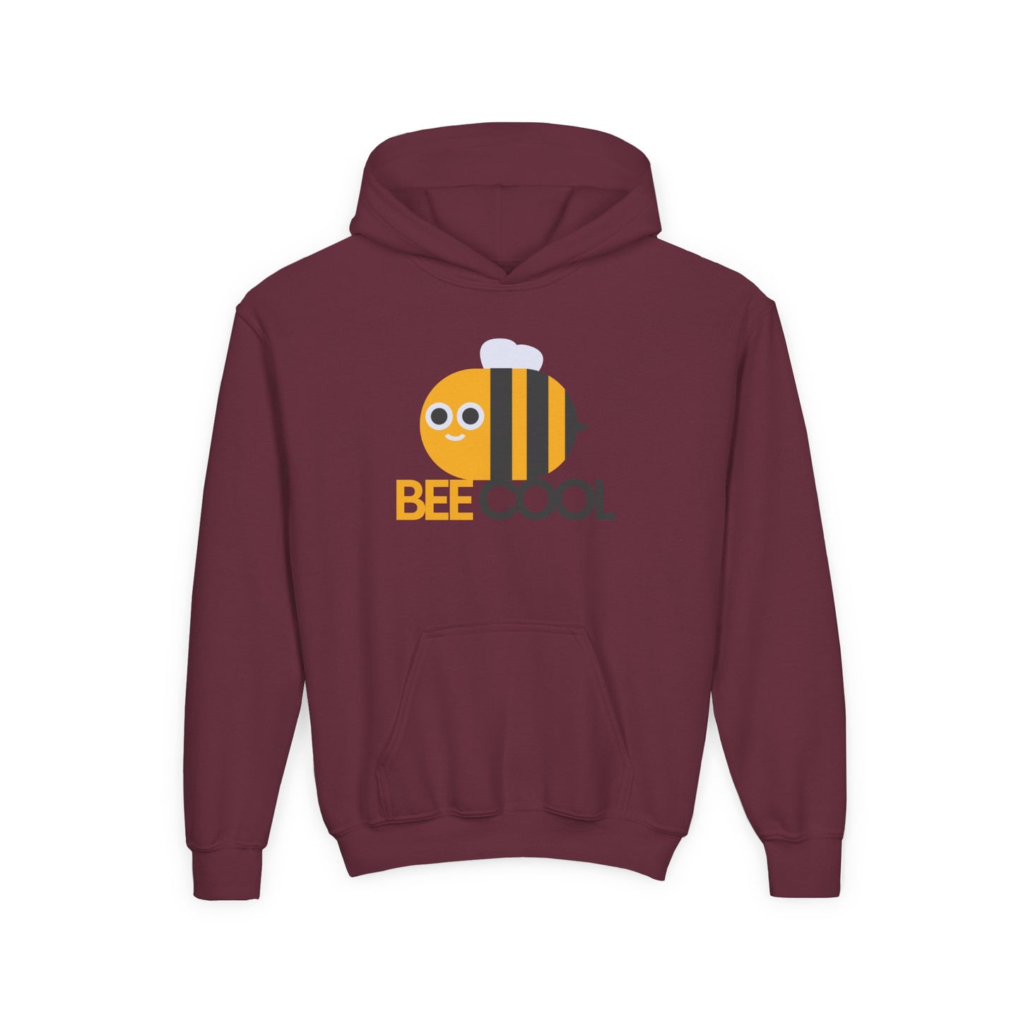 Youth Heavy Blend Hooded Sweatshirt - Bee Cool