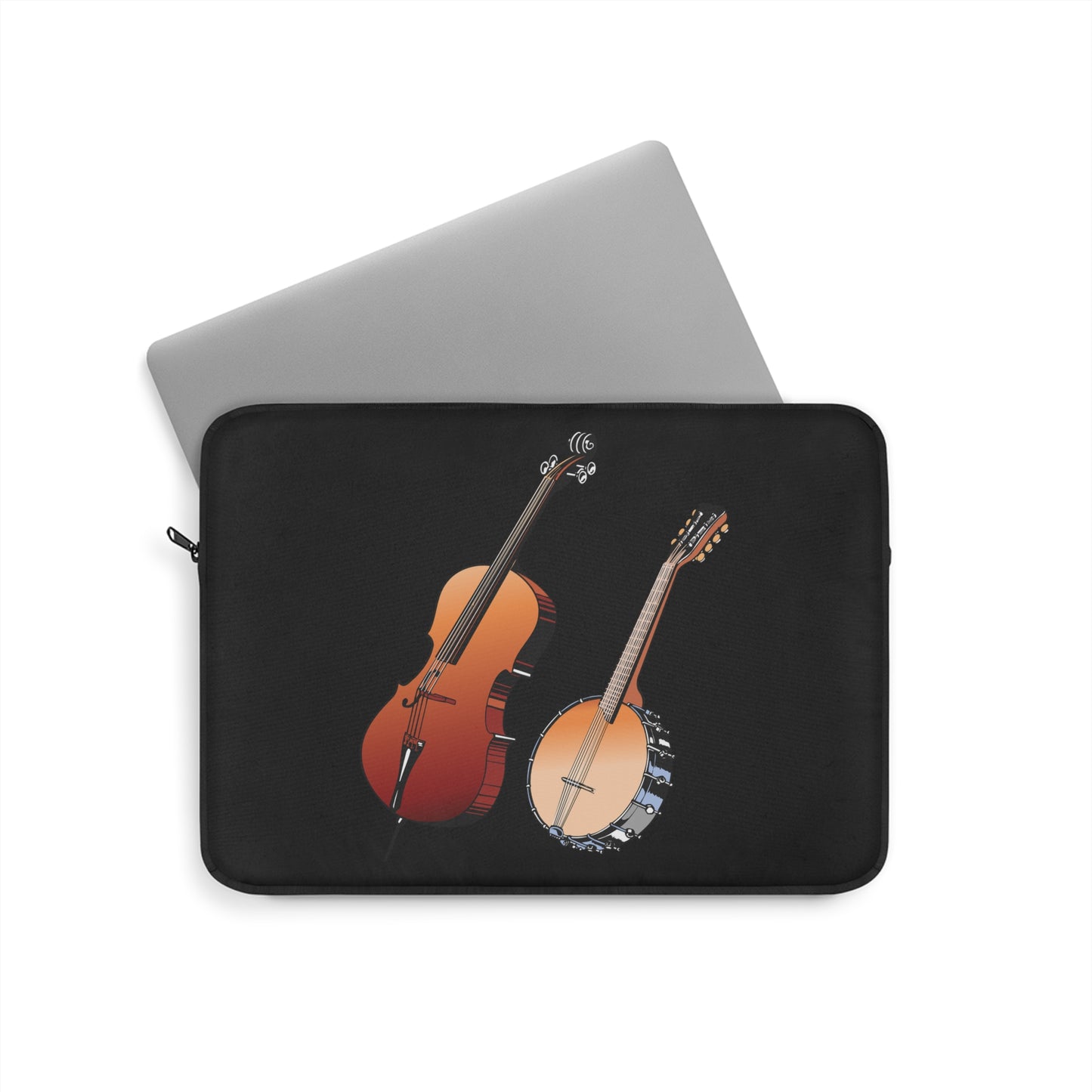 Musical Instruments Laptop Sleeve, Music Lover Gift, Stylish Computer Case, Unique Laptop Bag, Protect Your Devices