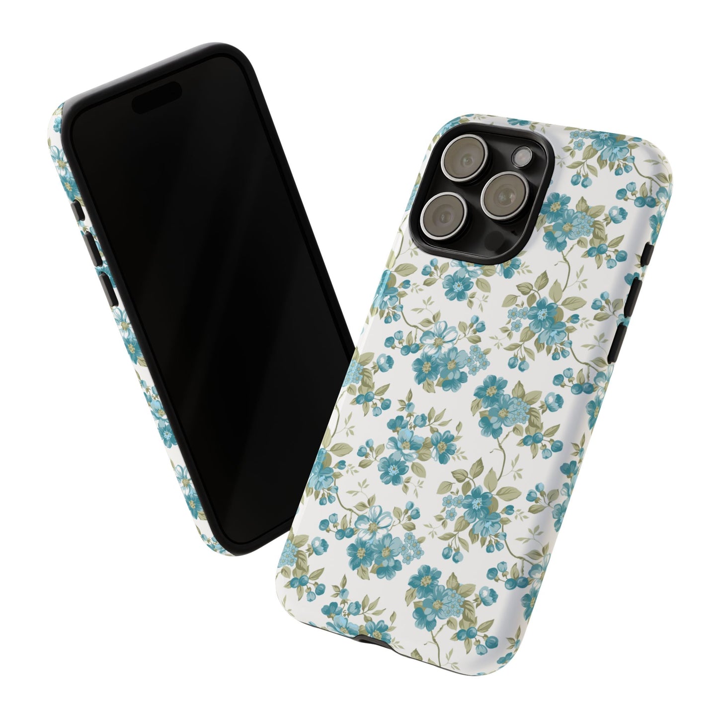 Floral Phone Case - Tough Cases, Durable Phone Cover, Cute Floral Design, Gift for Her, Trendy Phone Accessory, Spring Style