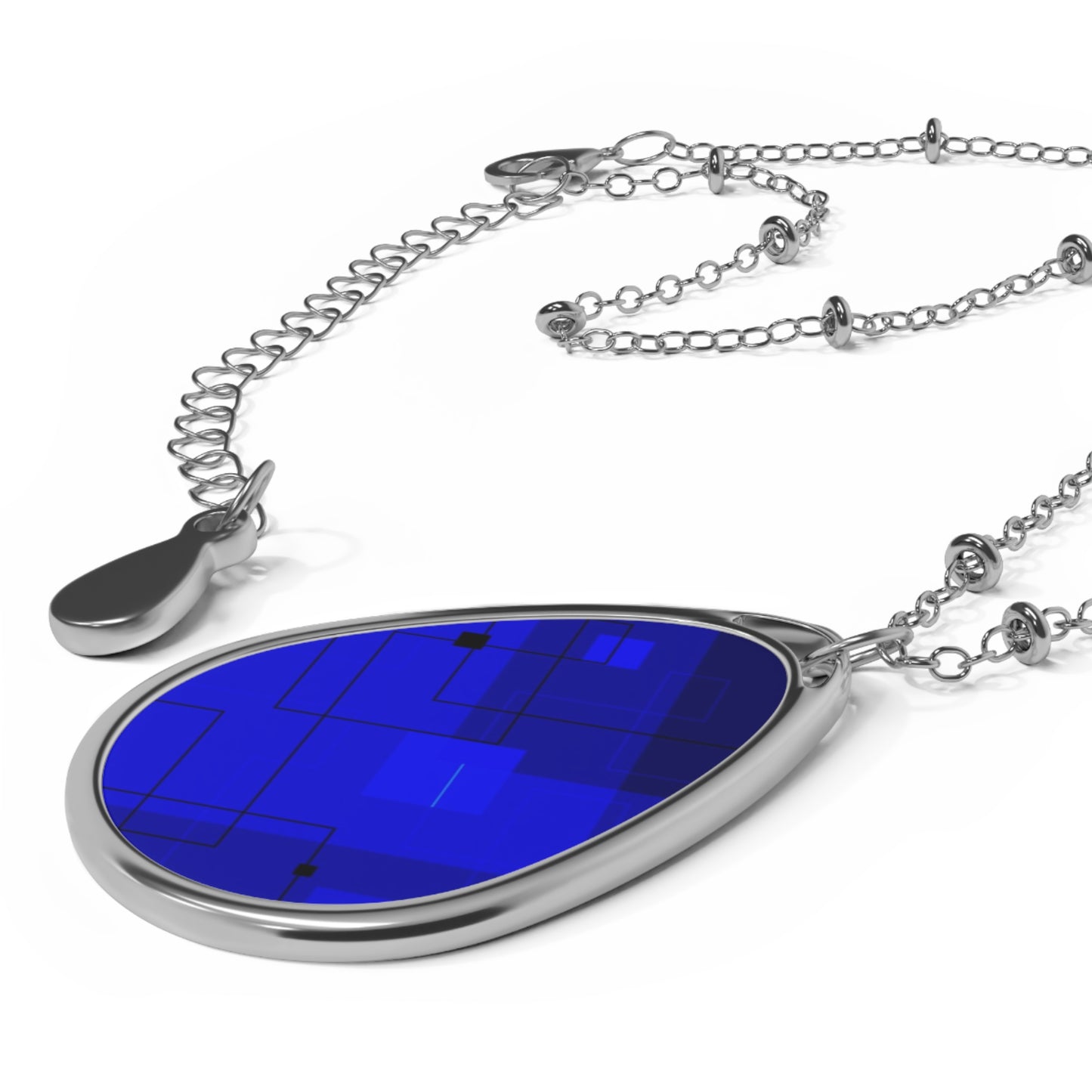 Elegant Oval Pendant Necklace, Minimalist Jewelry, Gift for Her, Statement Piece, Unique Birthday Gift, Boho Accessories