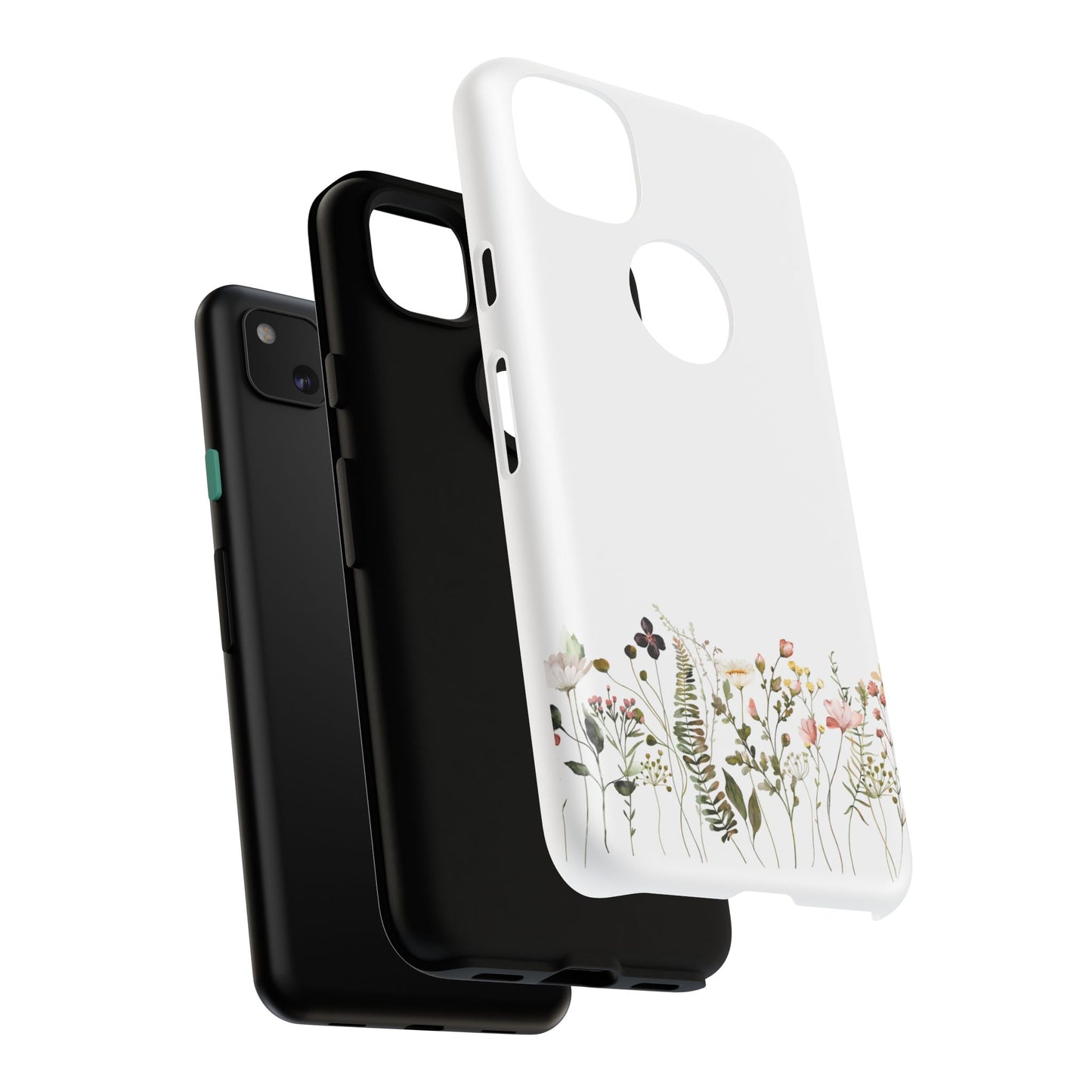 Floral Phone Case - Tough Cases for Nature Lovers, Stylish Floral Design, Phone Protection, Gifts for Her, Eco-Friendly Tech Accessories
