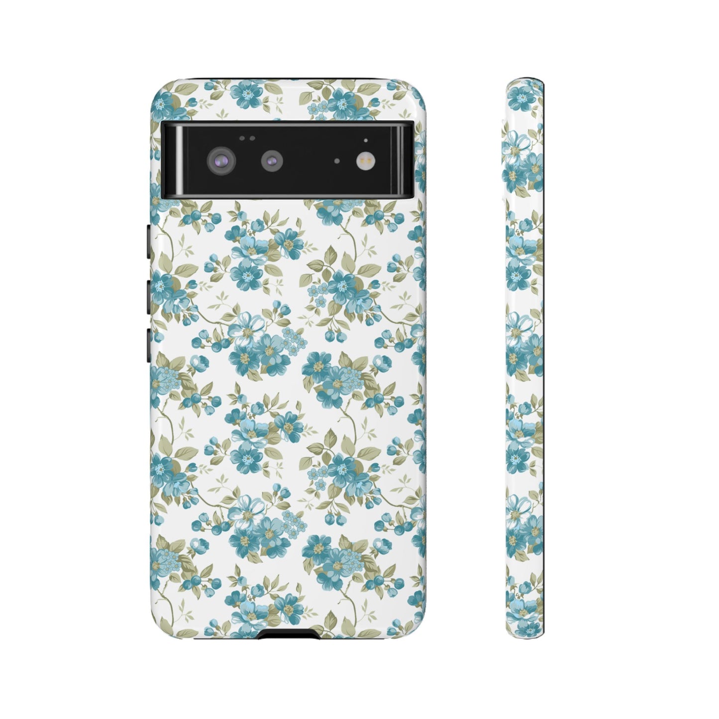 Floral Phone Case - Tough Cases, Durable Phone Cover, Cute Floral Design, Gift for Her, Trendy Phone Accessory, Spring Style