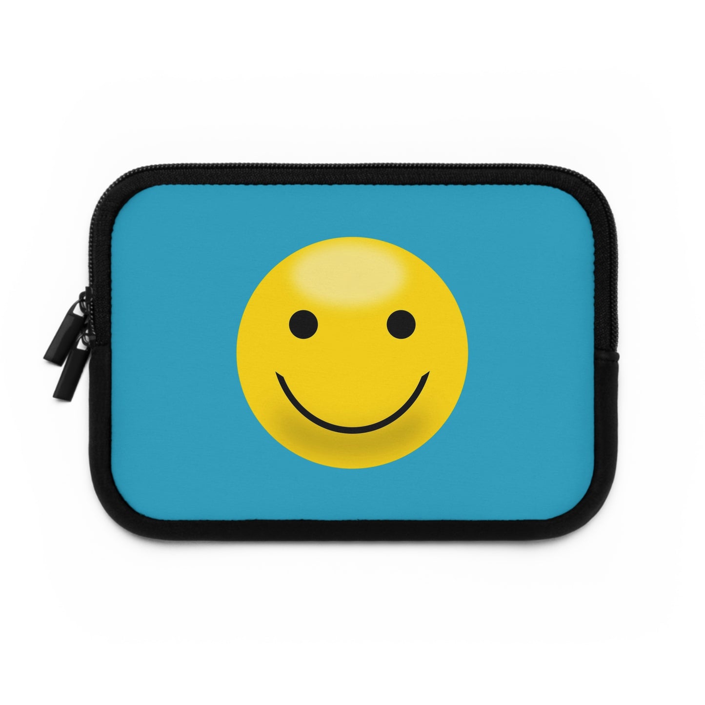Smiley Face Laptop Sleeve | Cute Laptop Case, Tech Accessory, Gift for Students, Personalized Tech Sleeve, Vibrant Laptop Cover