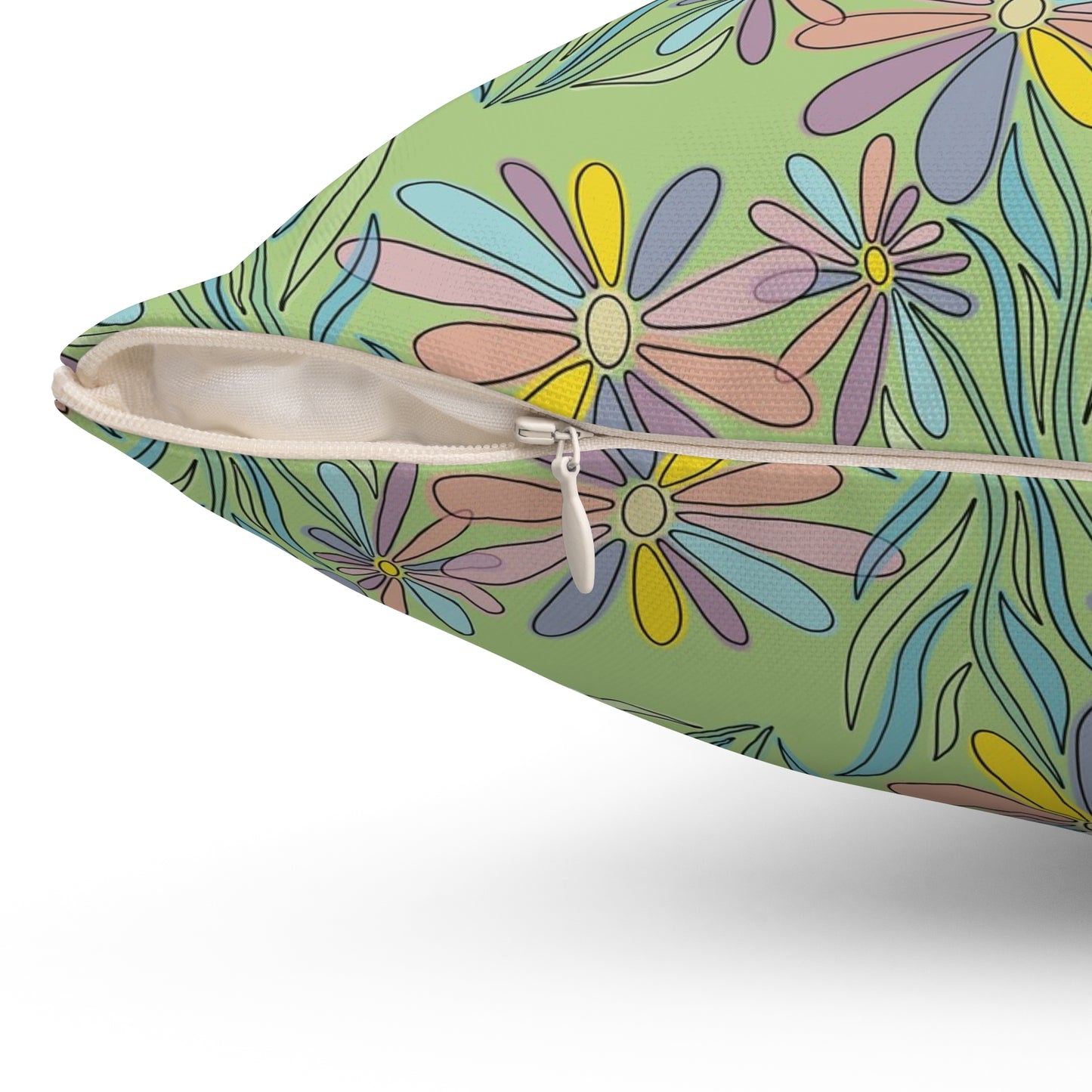 Spun Polyester Square Pillow