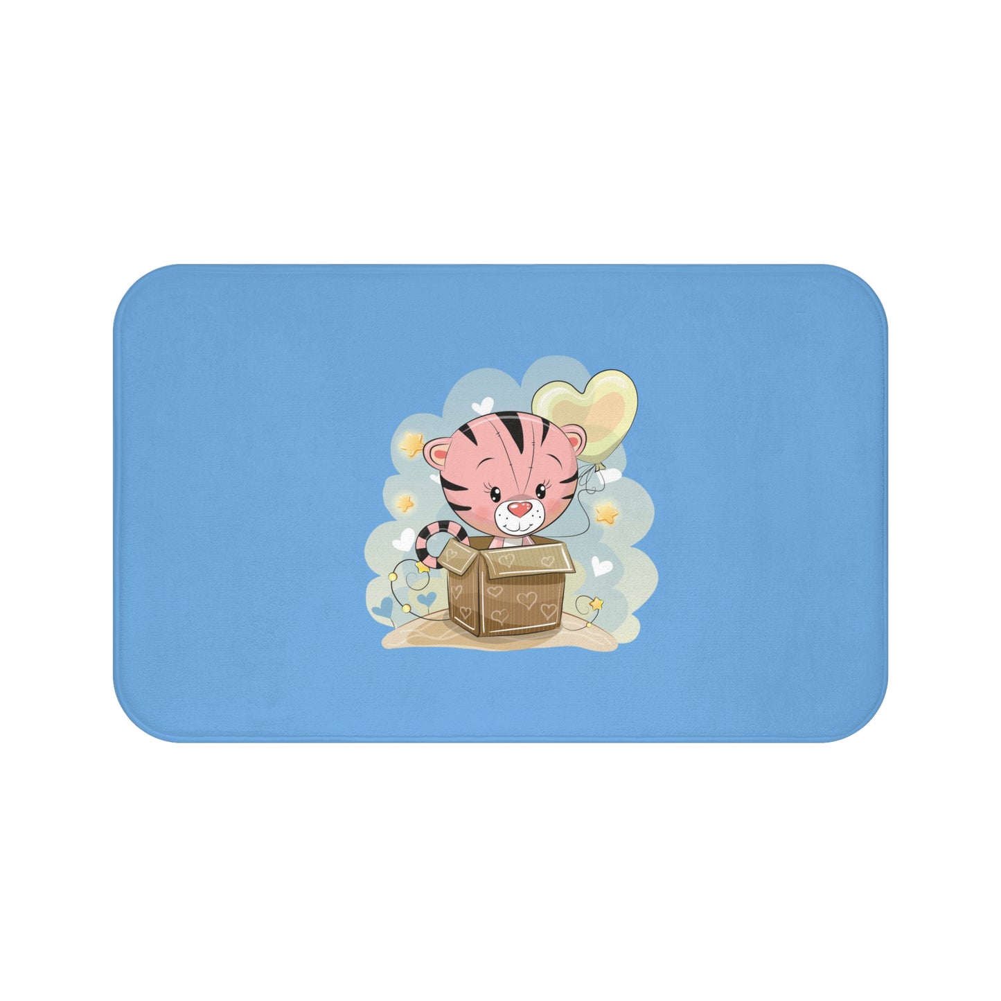 Cute Tiger Bath Mat | Kid's Bathroom Decor, Nursery Mat, Cute Animal Gift, Kids' Home Accessories, Playful Design