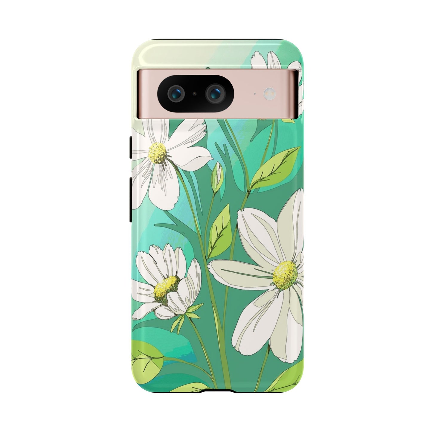 Floral Phone Case, Tough Cases, Flower Design, Nature Inspired, Eco-Friendly Cover, Unique Gift for Her, Spring Accessories