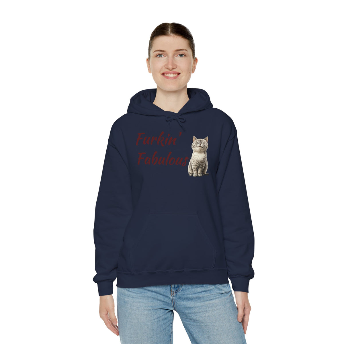 Furkin' Fabulous Cat Hoodie — Cute Kitten Graphic Sweatshirt