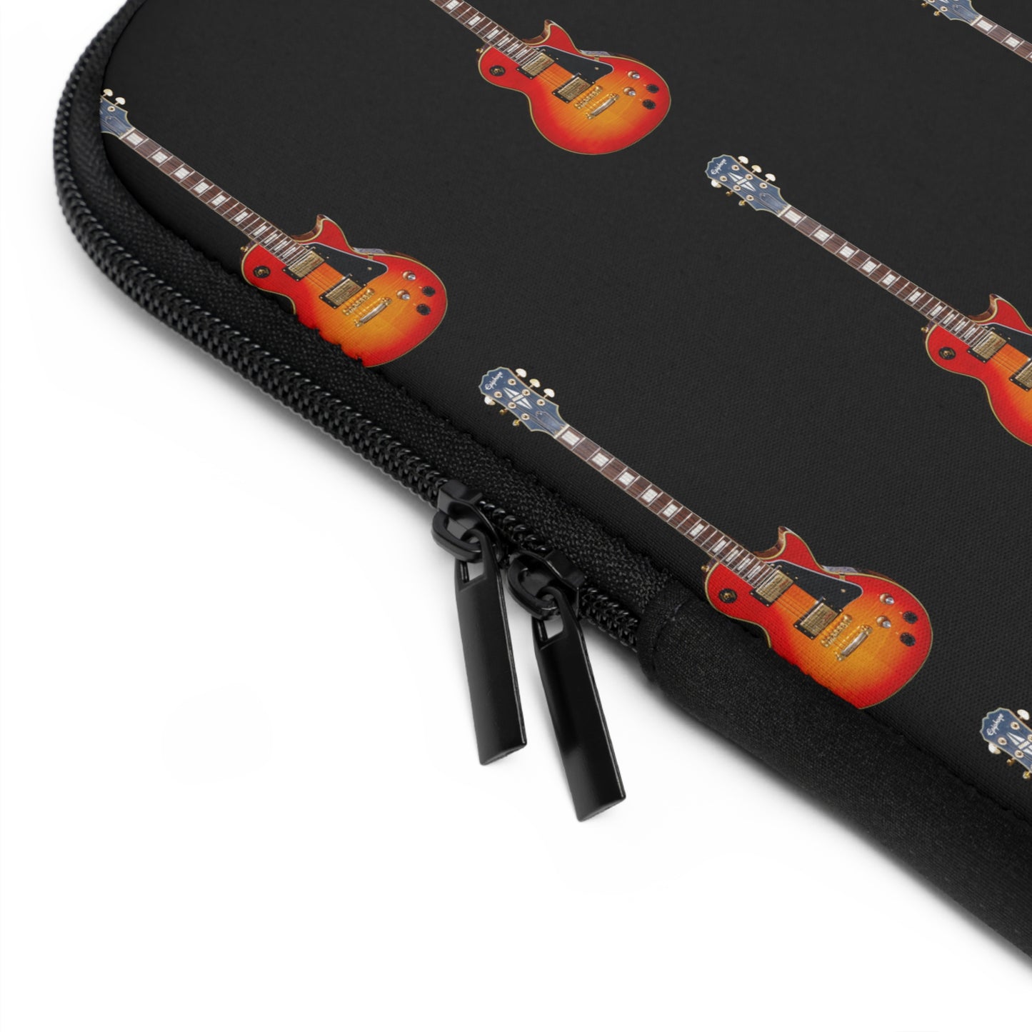 Guitar Pattern Laptop Sleeve | Music Lover Gift, Tech Organizer, Unique Laptop Case, Geek Gift, Rock Music Accessory