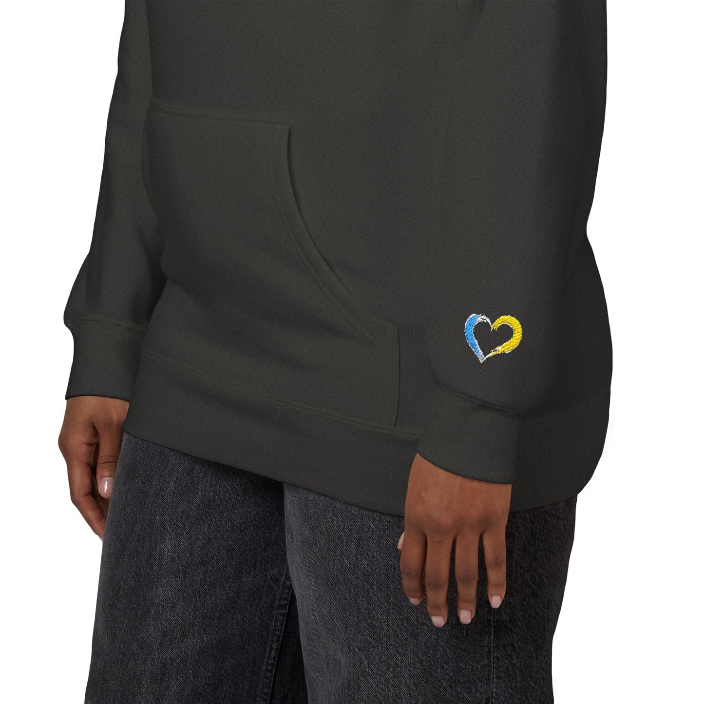 Colorful Heart Unisex Fleece Hoodie | Cozy Gift for Friends, Valentine's Day, Anniversary, Casual Wear, Spring Fashion