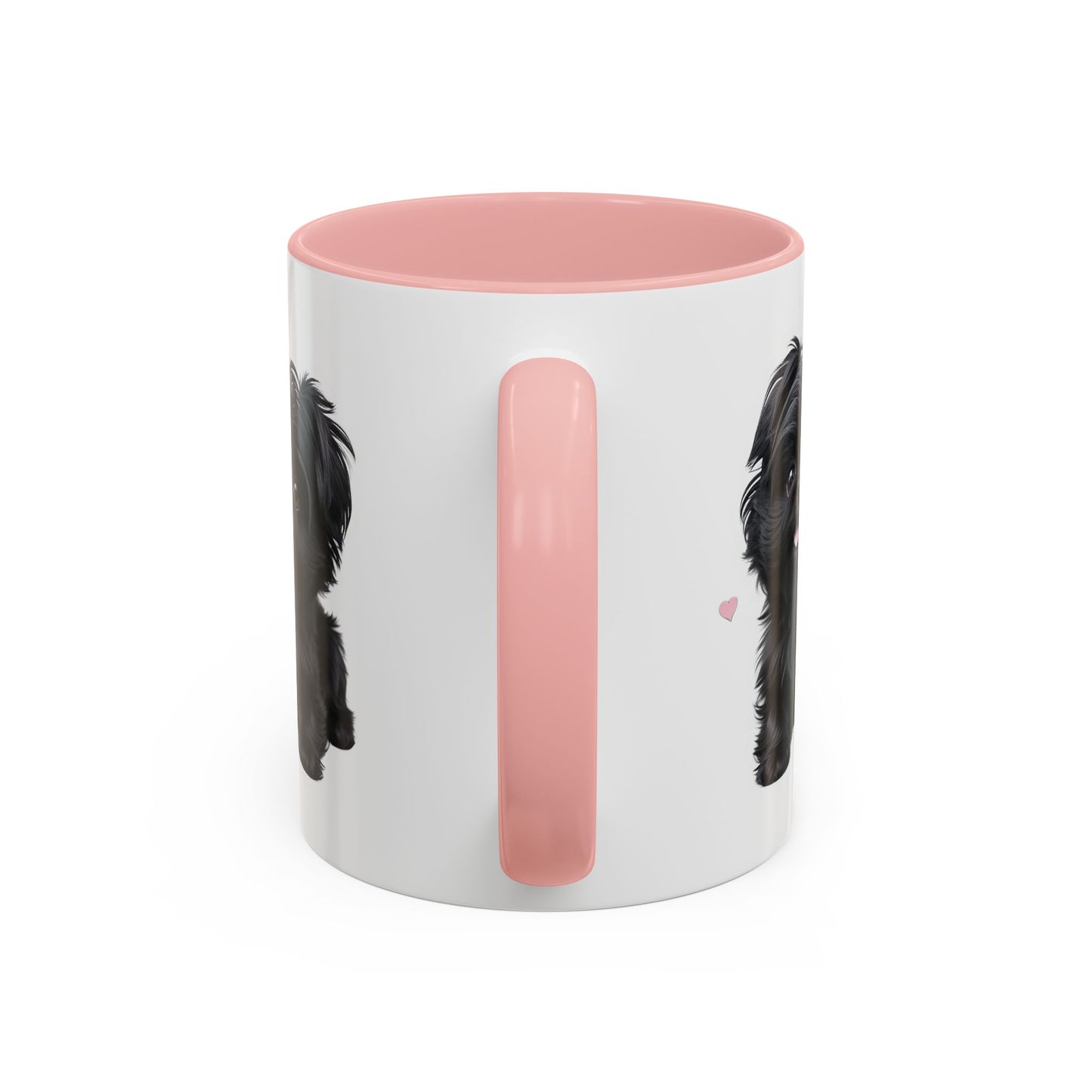 Cute Pug Accent Coffee Mug, Pet Lover Gift, Coffee Cup, Dog Mom Mug, Black Dog Ceramic Mug