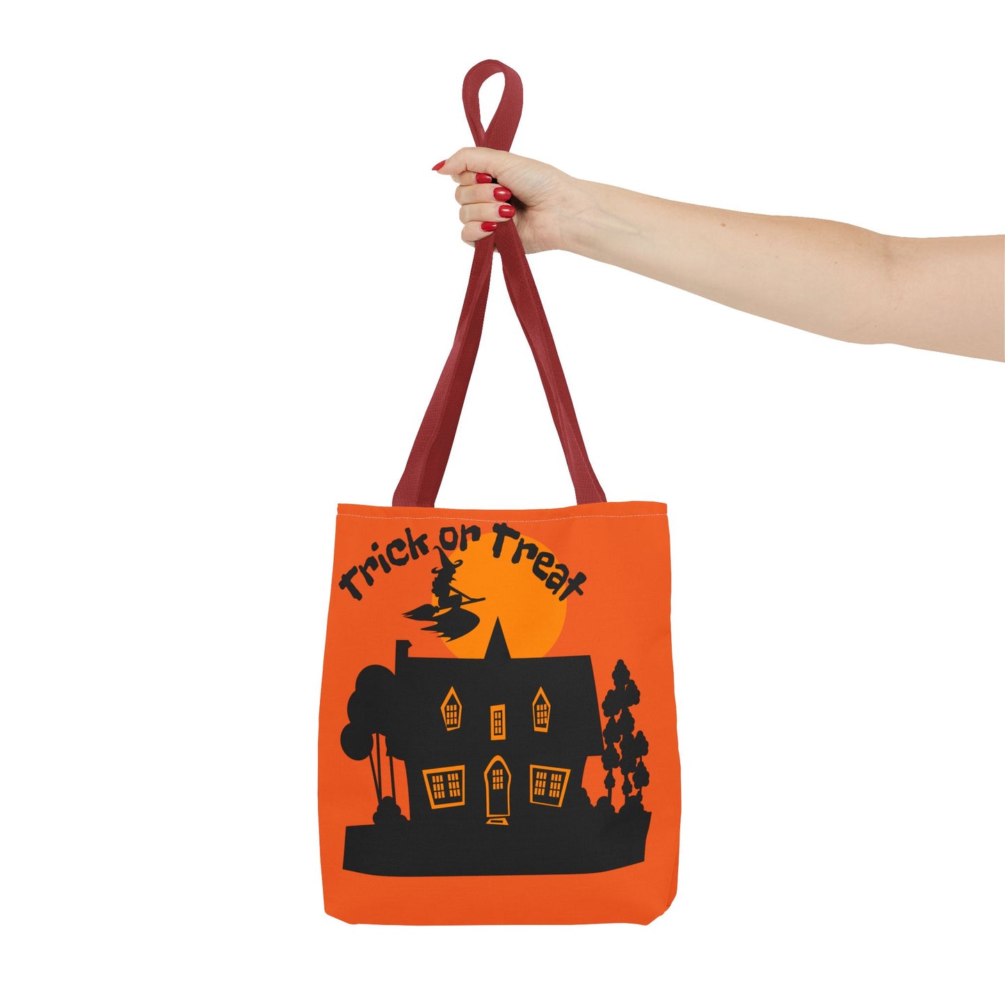 Halloween Tote Bag, Spooky Witch Design, Trick or Treat Bag, Fall Accessory, Seasonal Shopping Bag, Festival Gift