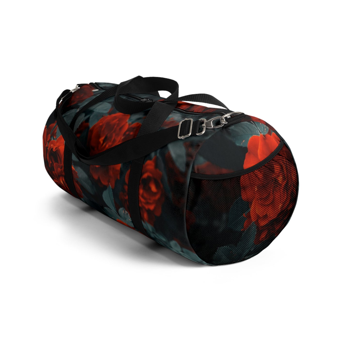 Elegant Floral Duffel Bag, Gym Bag, Travel Luggage