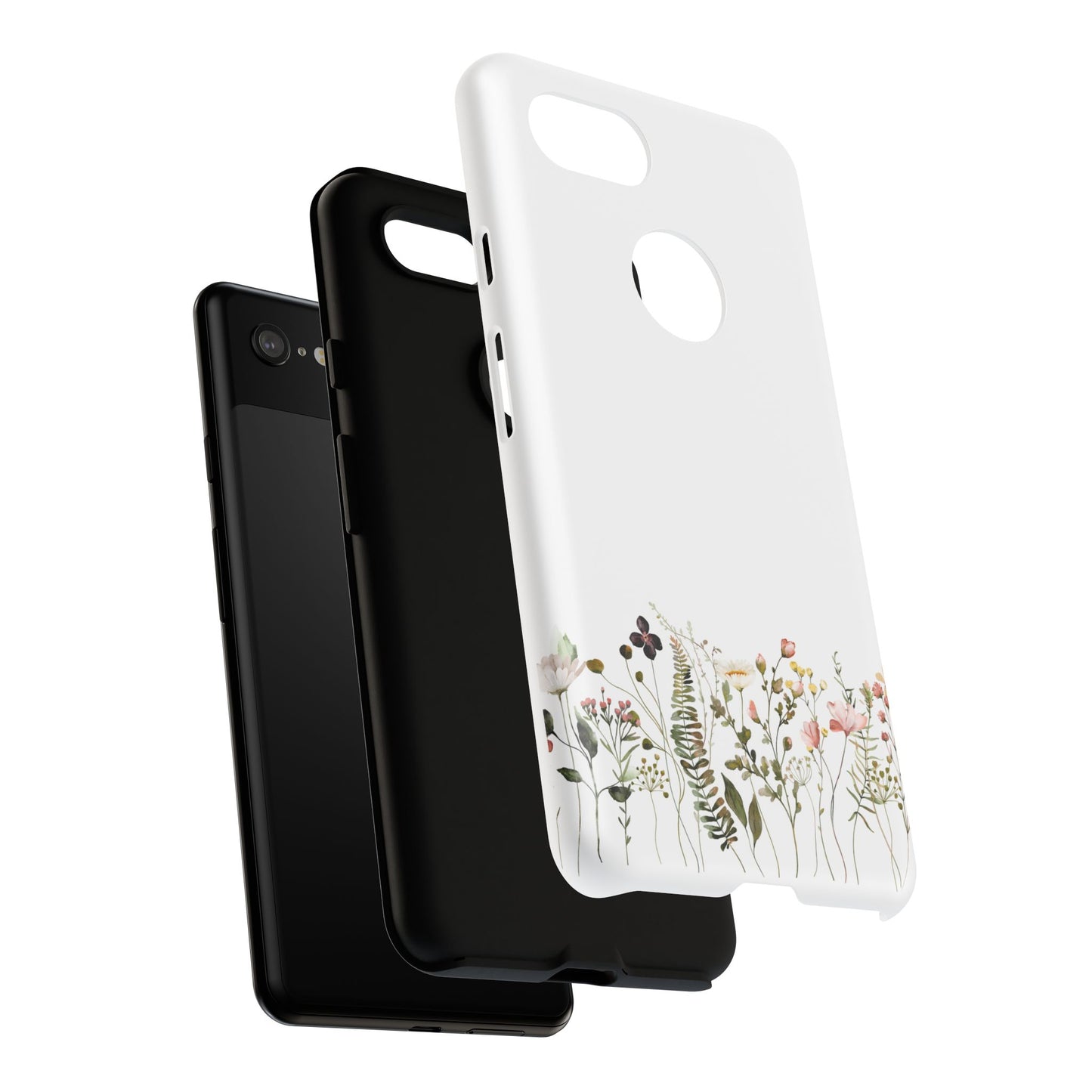 Floral Phone Case - Tough Cases for Nature Lovers, Stylish Floral Design, Phone Protection, Gifts for Her, Eco-Friendly Tech Accessories