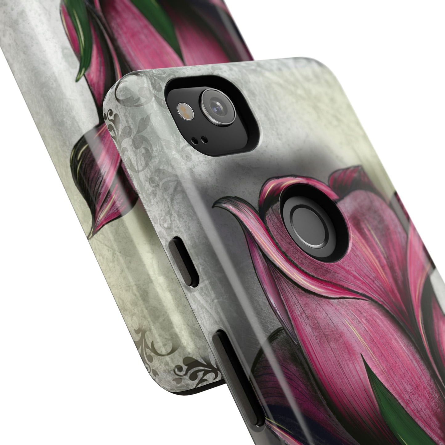 Rose Phone Case – Tough Cases, Floral Phone Cover, Gift for Her, Minimalist Design, Nature Lover's Accessory, Birthday Gift Idea