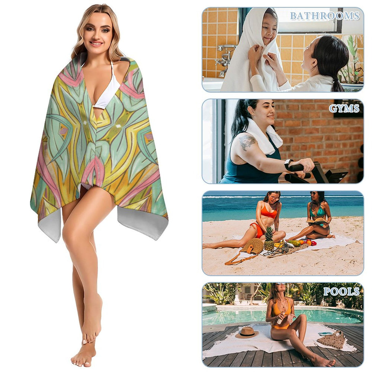 Beach Towel-61.4"x30.3"/156x77cm