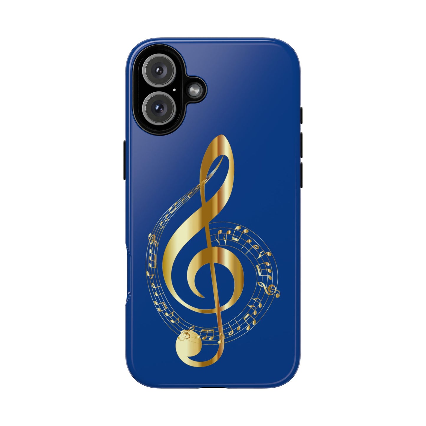 Tough Cases Blue and Gold Musical Note