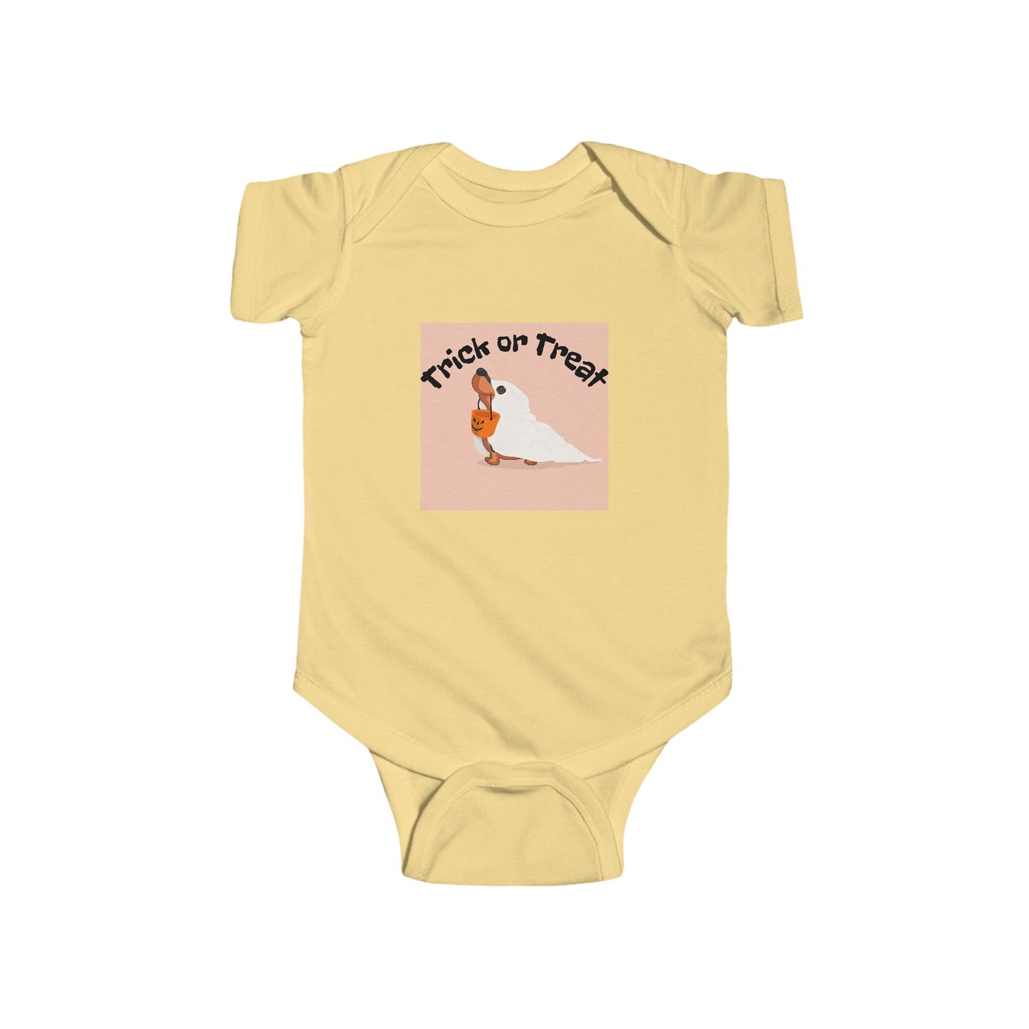 Halloween Infant Bodysuit, Trick or Treat Baby Outfit, Cute Baby Halloween Costume, Newborn Halloween Apparel, Toddler Trick or Treat Shirt