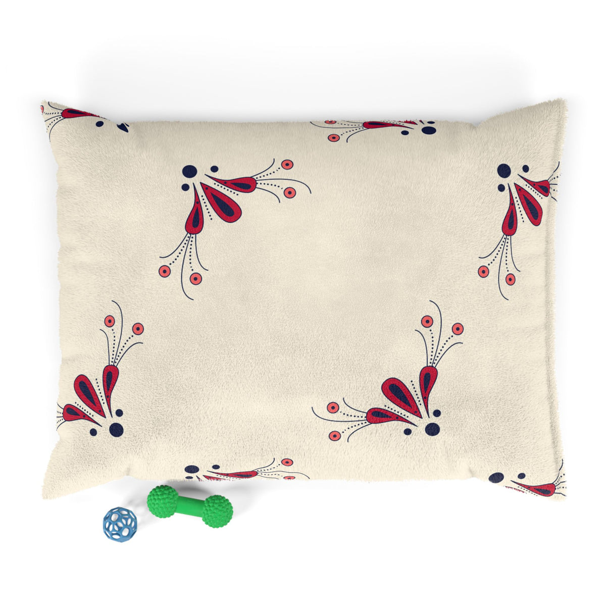 Cozy Floral Pet Bed, Stylish Dog Bed, Cat Bed, Soft Pet Cushion, Decorative Pet Decor