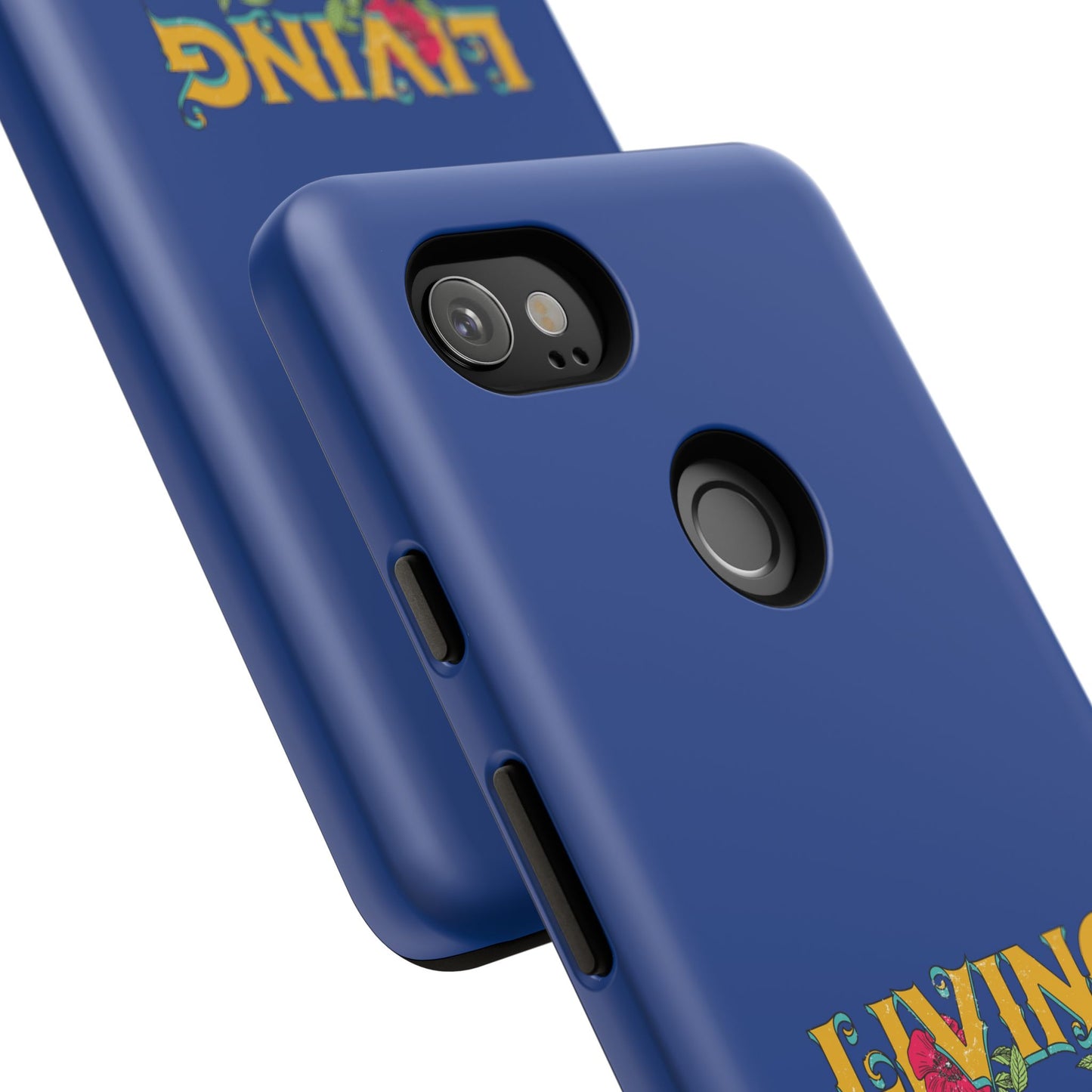 Living the Dream Phone Case, Floral Phone Cover, Tough Phone Case, Inspirational Gift, Boho Style Accessory, Dreamer Case