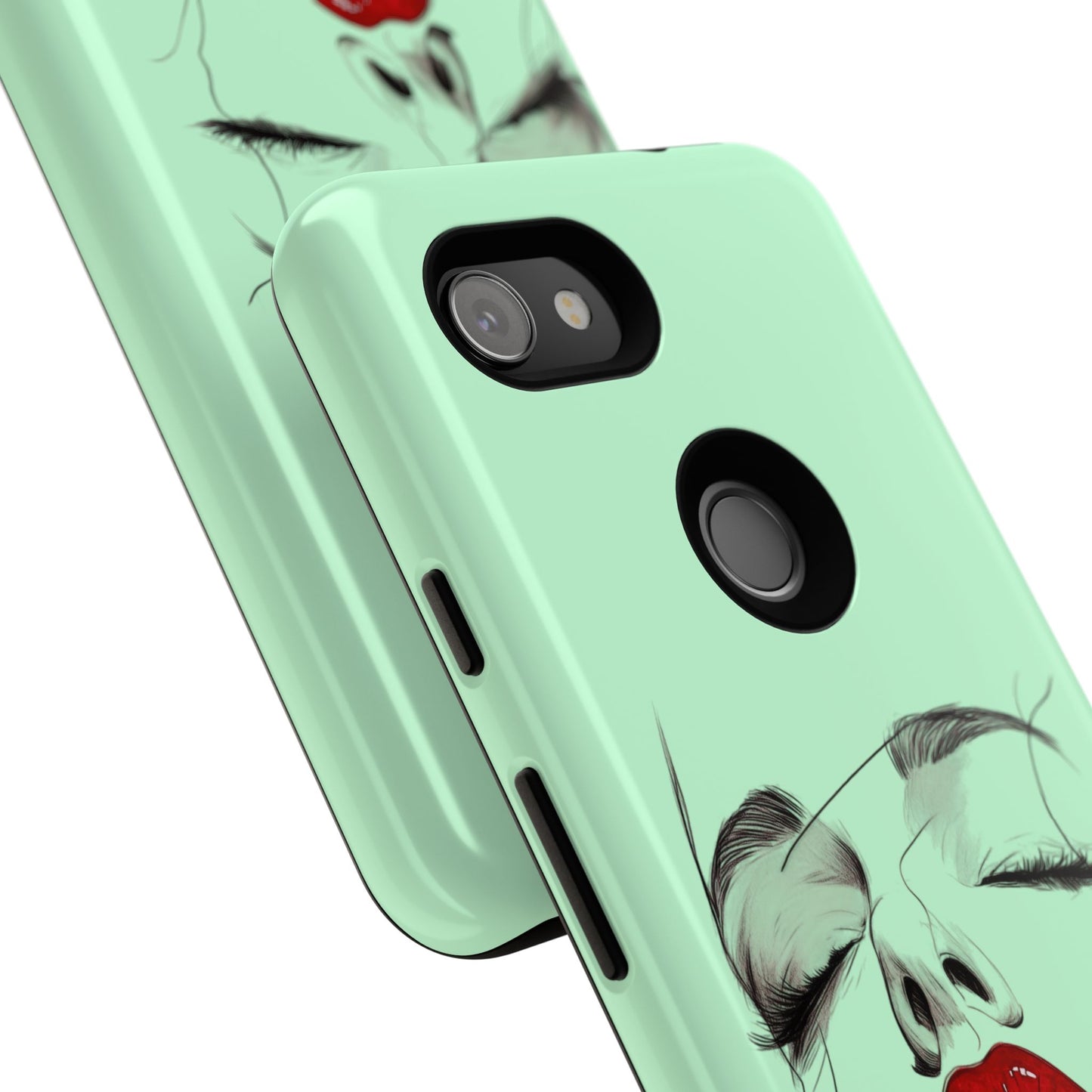 Stylish Phone Case, Artistic Phone Cover, Trendy Tech Accessory, Unique Cell Phone Protector, Gift for Her, Modern Aesthetic