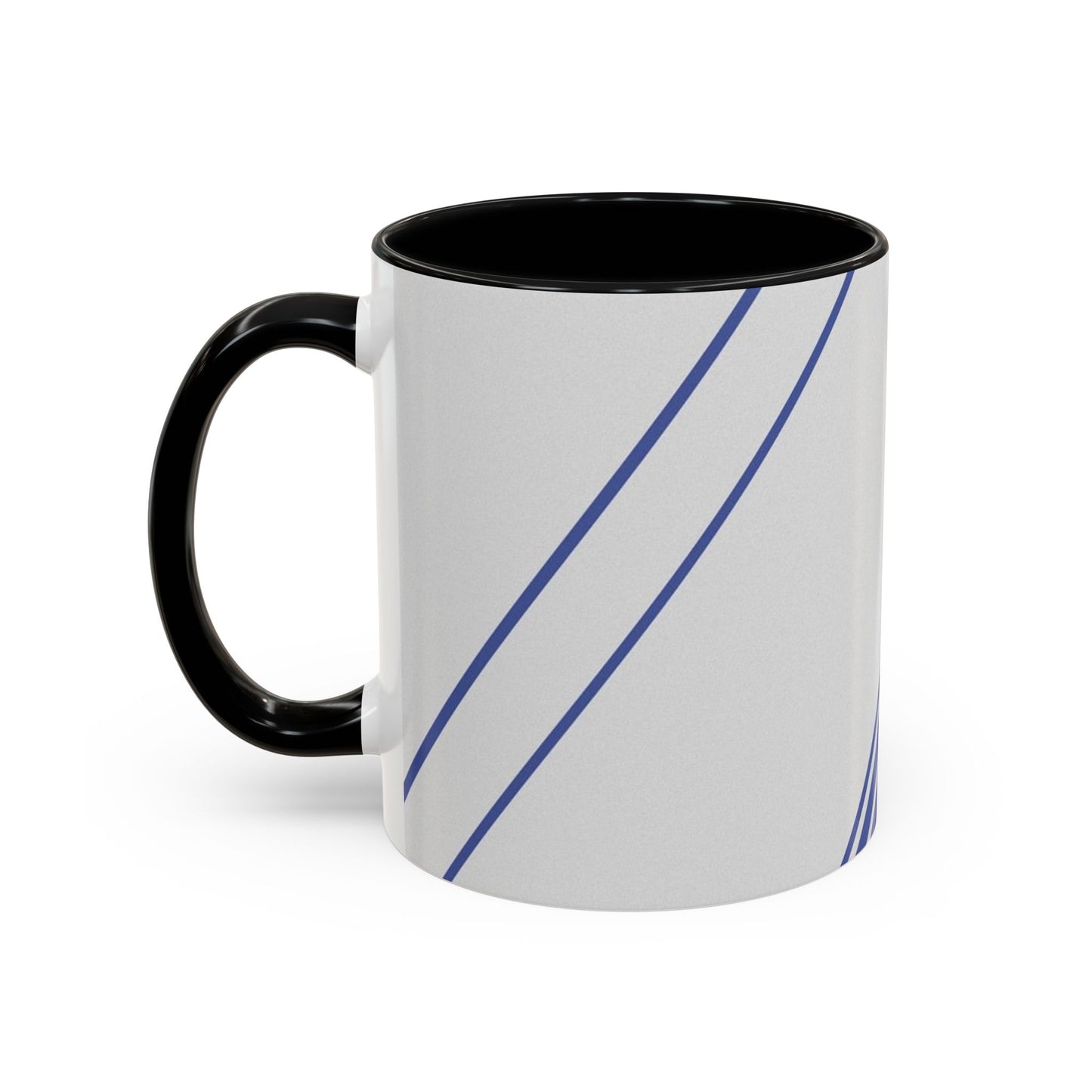 Elegant Stripe Accent Coffee Mug - Perfect for Gifts, Home Decor, Office, Birthdays, and Tea Lovers