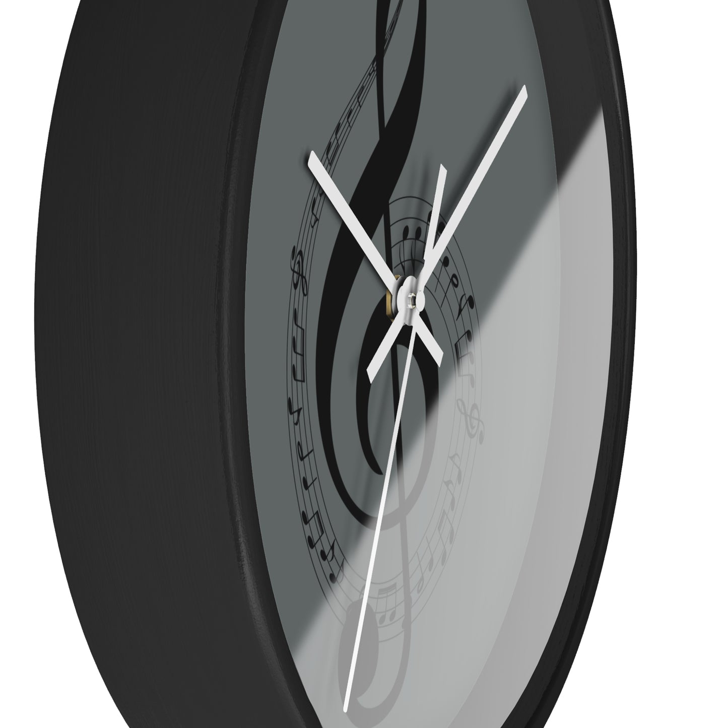 Musical Notes Wall Clock - Elegant Home Decor for Music Lovers