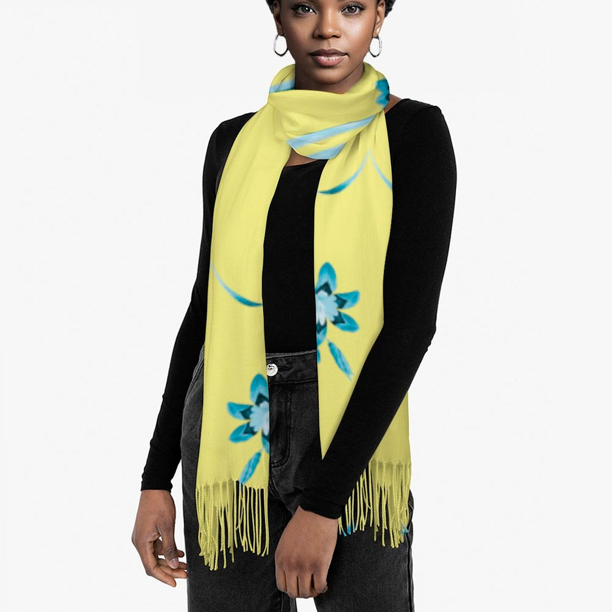 Cashmere-like Tassel Scarf