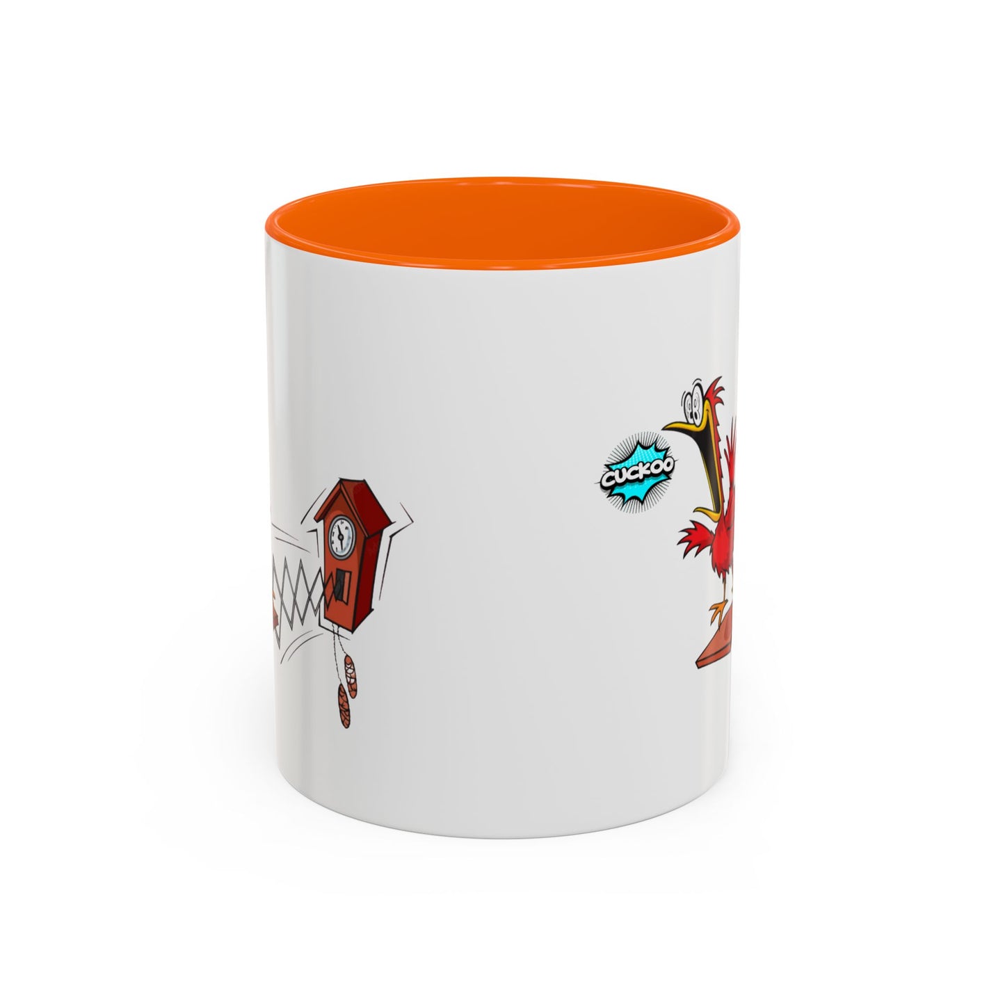Whimsical Cuckoo Coffee Mug, Fun Gift for Bird Lovers