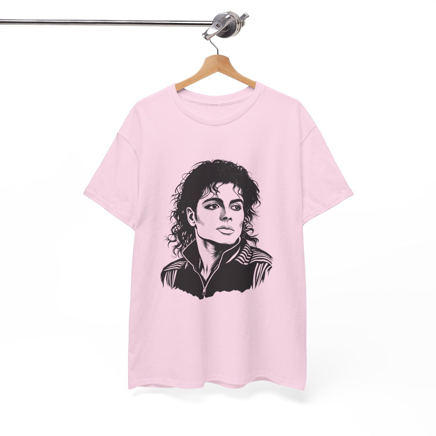 Michael Inspired Unisex Heavy Cotton Tee, Vintage Style Shirt, Retro Graphic Tee, Music Lover Gift, Unisex Casual Wear