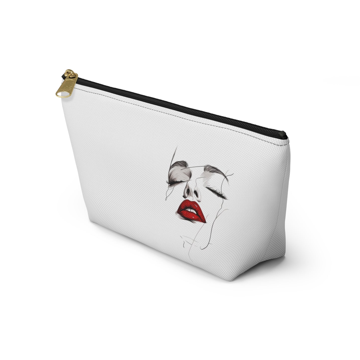 Elegant Makeup Accessory Pouch, Beauty Organizer Pouch, Cosmetic Bag, Gift for Her, Stylish Travel Pouch, Fashionable Storage