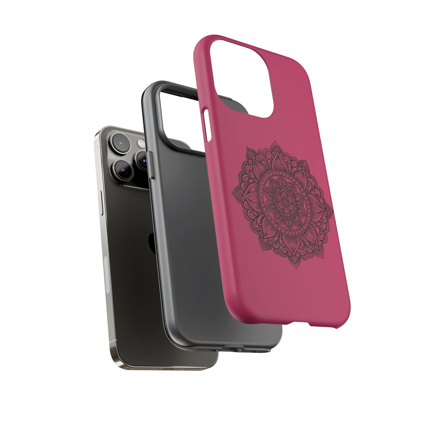 Vibrant Mandala Phone Case, Artistic Protection Cover, Gift for Her, Trendy Accessories, Birthday or Holiday Present