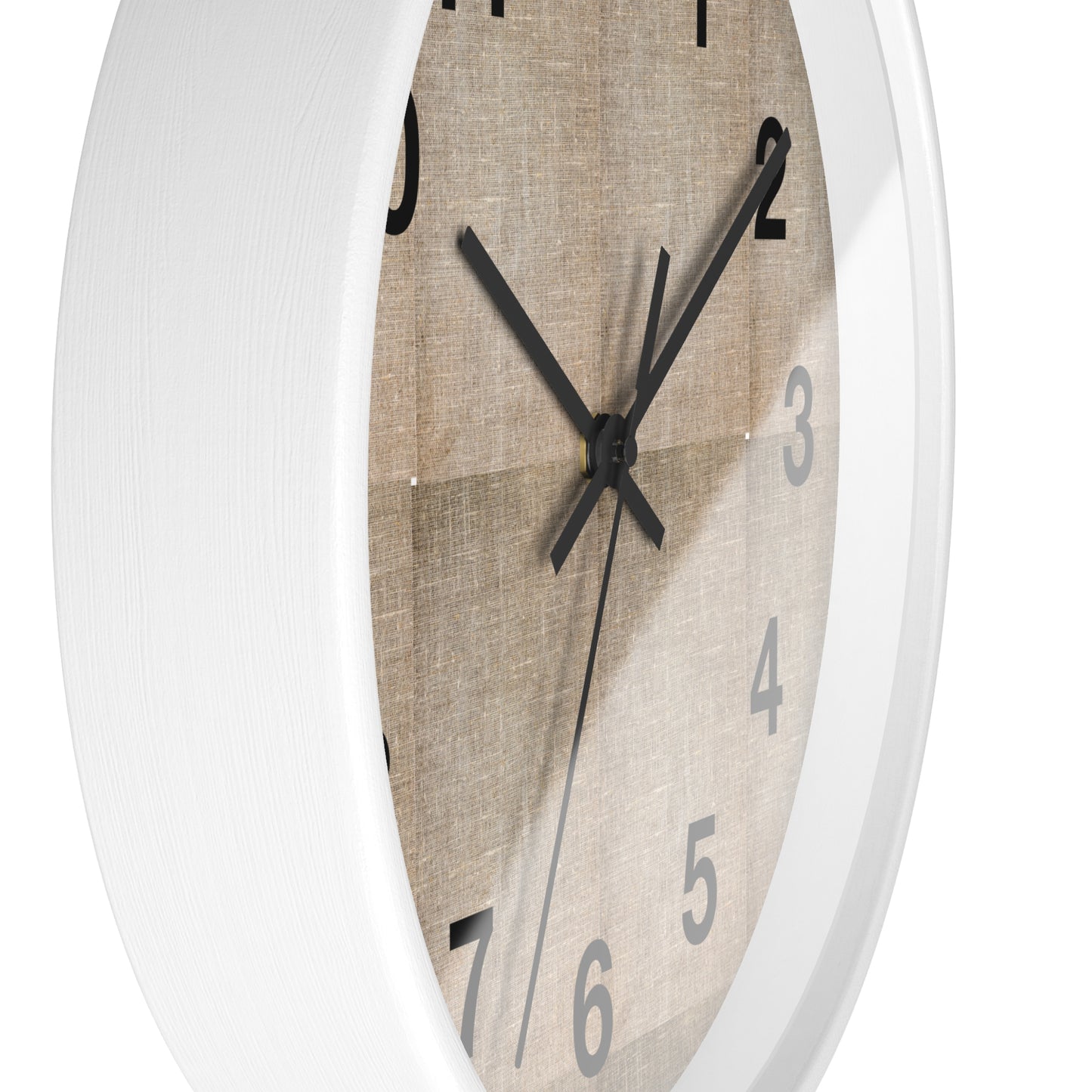 Minimalist Natural Wall Clock | Rustic Decor, Timeless Home Accent, Gift for Housewarming, Boho Vibe, Modern Design