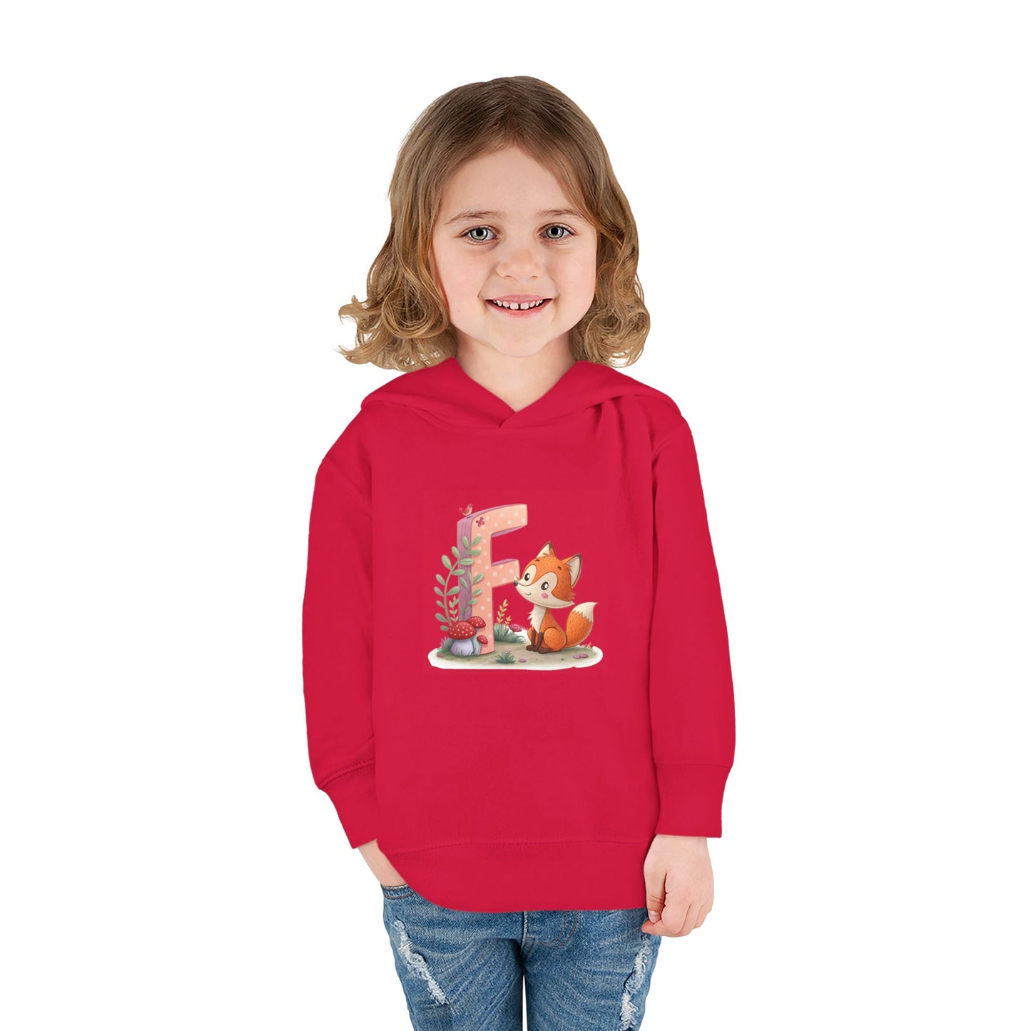 Cute Toddler Fox Hoodie, Fleece Pullover for Kids, Perfect Gift for Birthdays, Baby Showers, or Everyday Wear