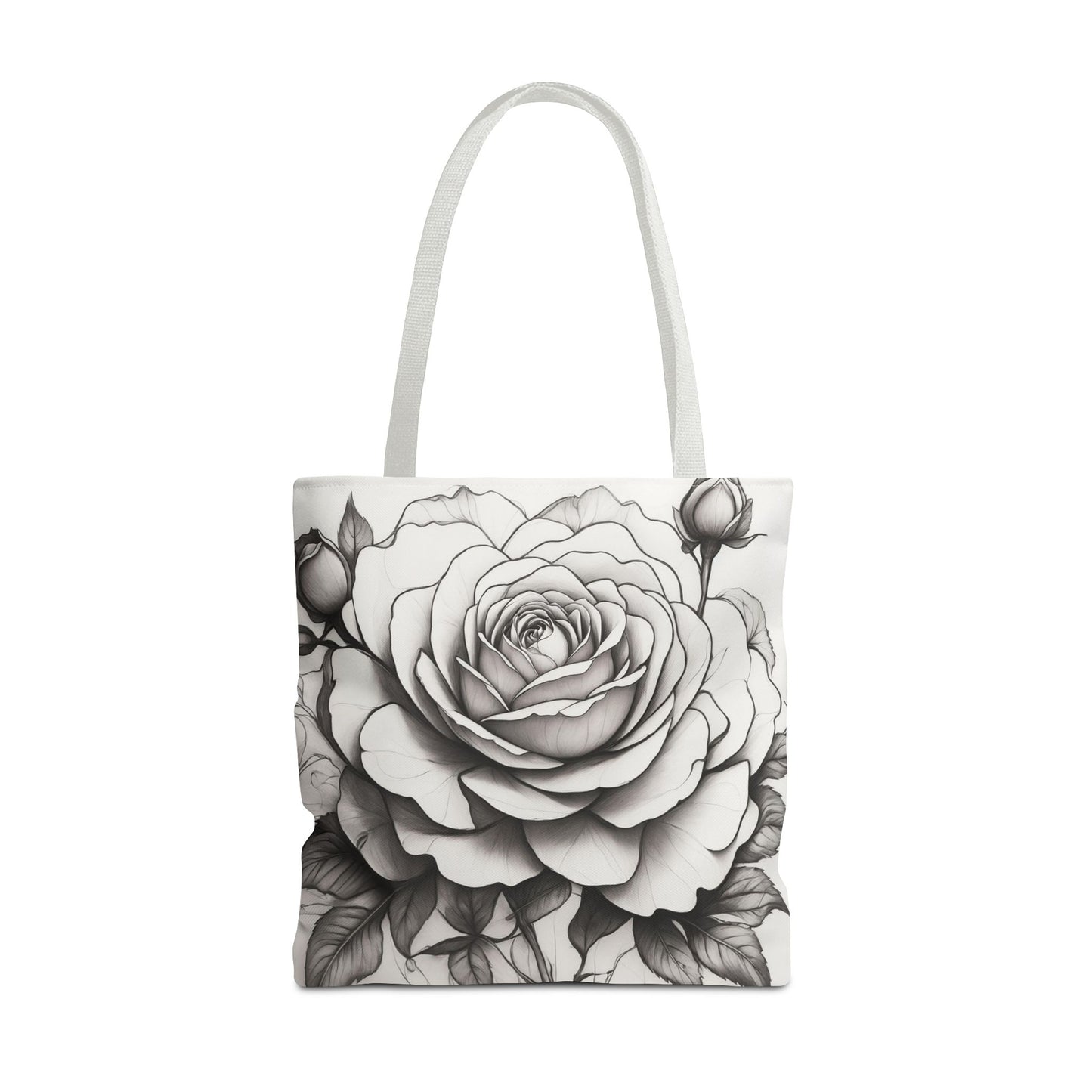 Elegant Floral Tote Bag, Garden Lover Gift, Shopping Bag, Art Print Tote, Mother's Day Gift, Eco-Friendly Canvas Bag