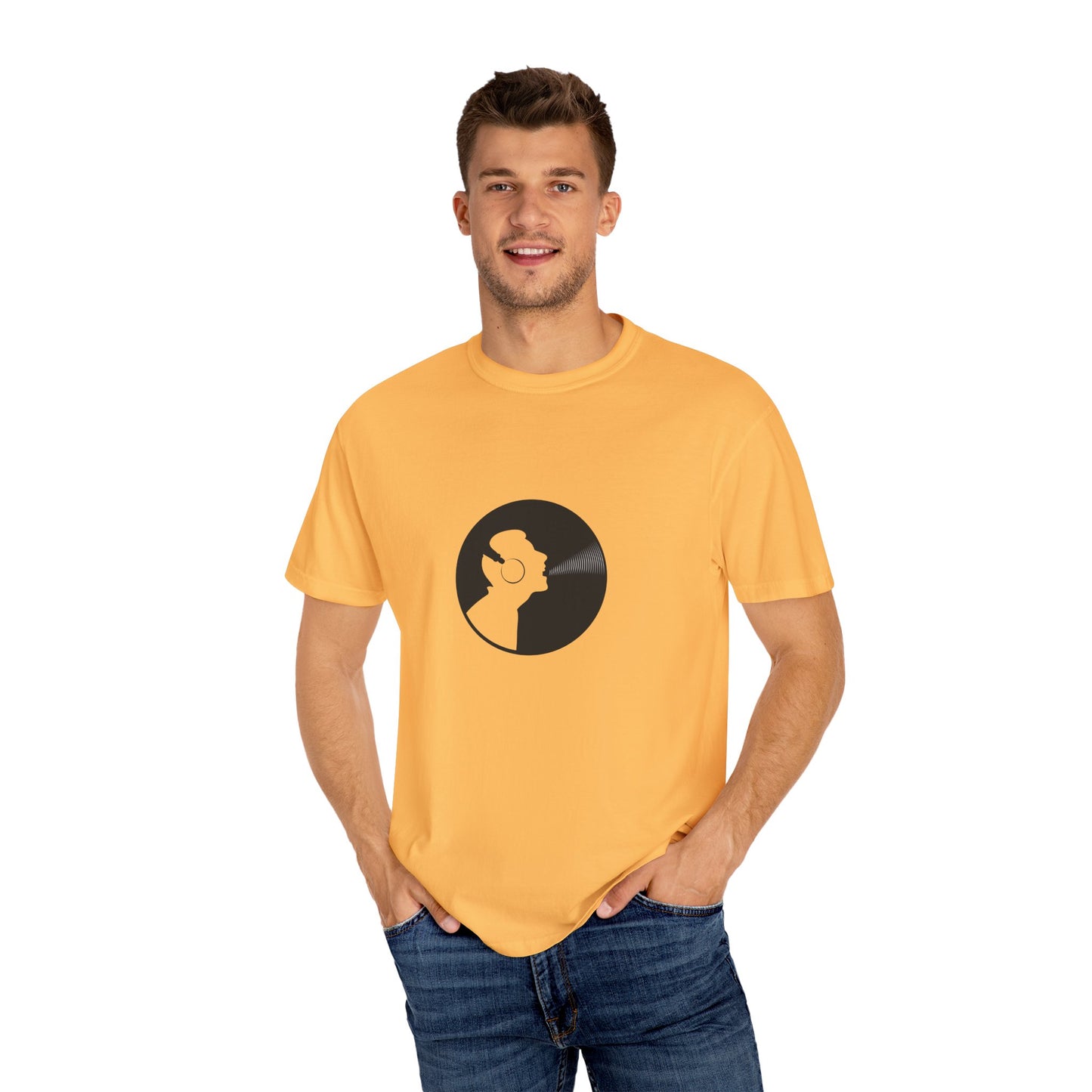 Vibrant Unisex Garment-Dyed T-shirt | Artistic Graphic Tee, Casual Wear, Gift for Him/Her, Summer Fashion, Colorful Apparel