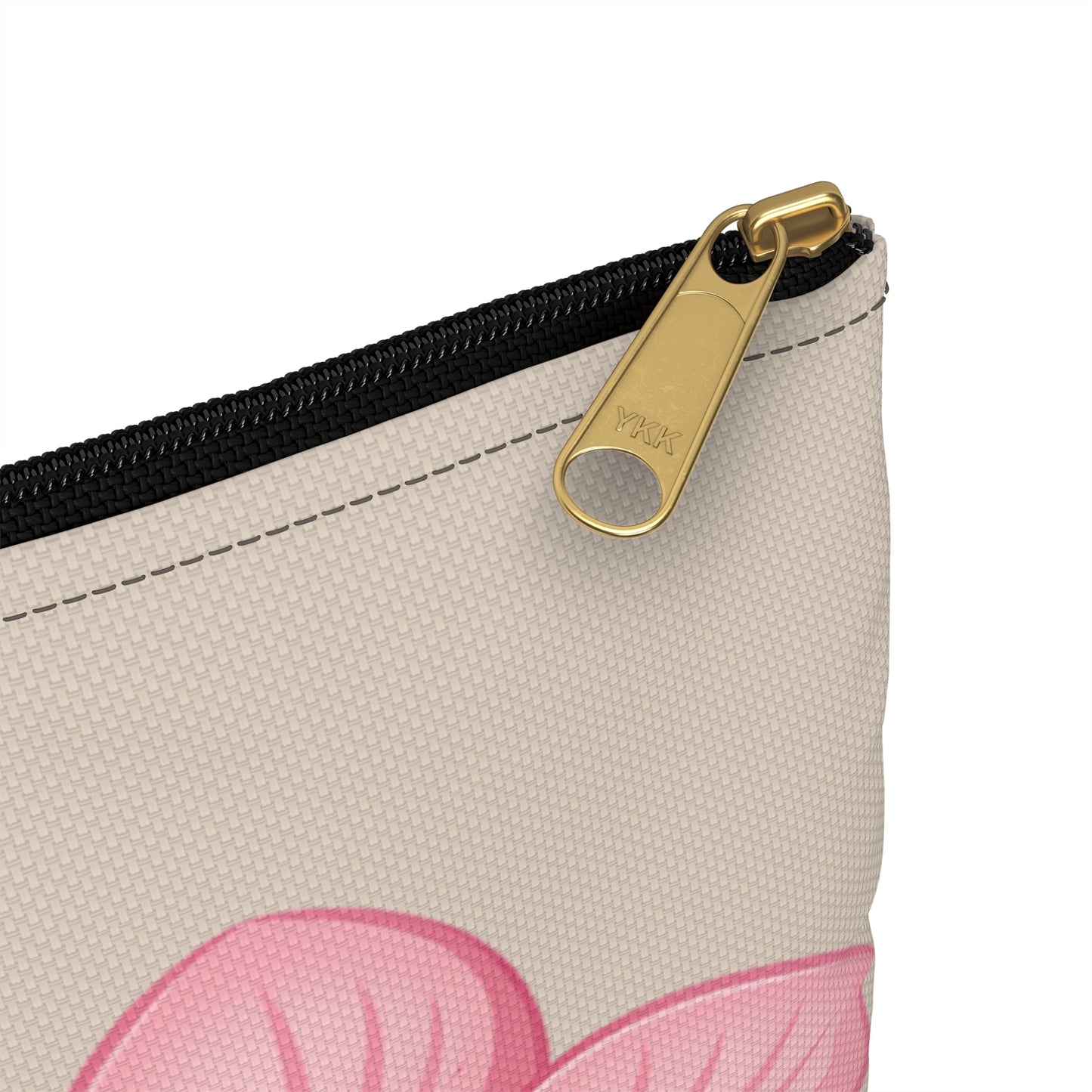 Floral Accessory Pouch - Pink Flower Makeup Bag, Travel Organizer, Gift for Her, Summer Essentials, Cute Storage