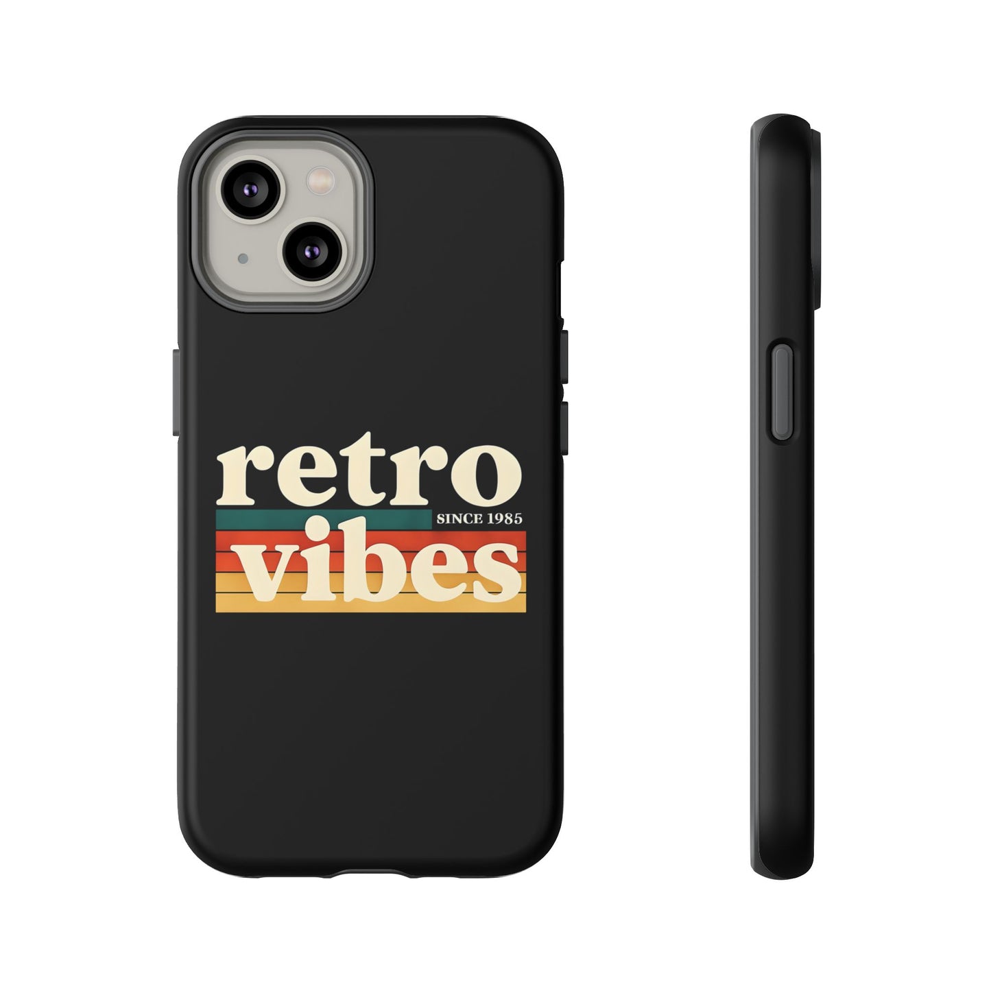 Retro Vibes Phone Case, Tough Phone Cover, Vintage Style Case, Gift for Music Lovers, Retro Aesthetic Accessory