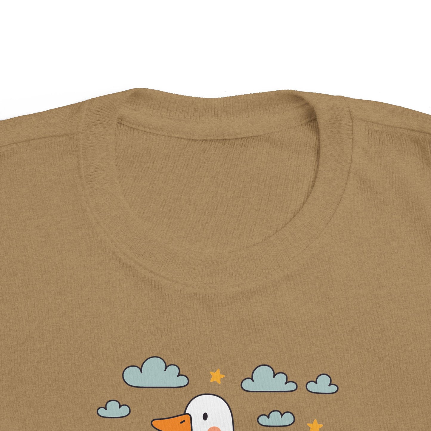 Cute Toddler's Tee with Happy Duck Design, Perfect for Playtime, Gifts, or Family Outings, Summer Fun, Animal Lovers