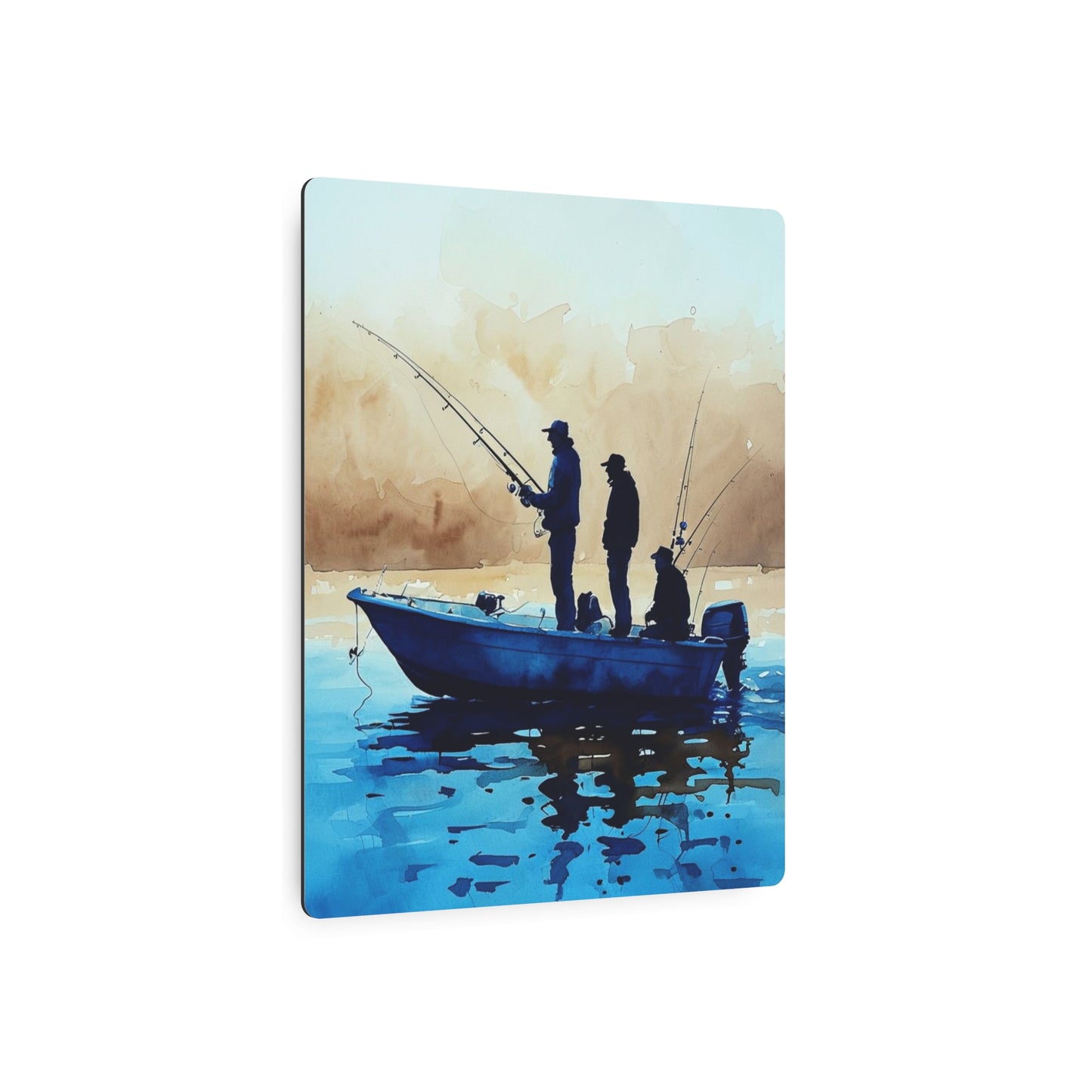 Fishing Metal Art Sign - Perfect Gift for Fishermen, Man Cave Decor, Nautical Wall Art, Outdoor Enthusiast Gift, Fishing Lover Decor