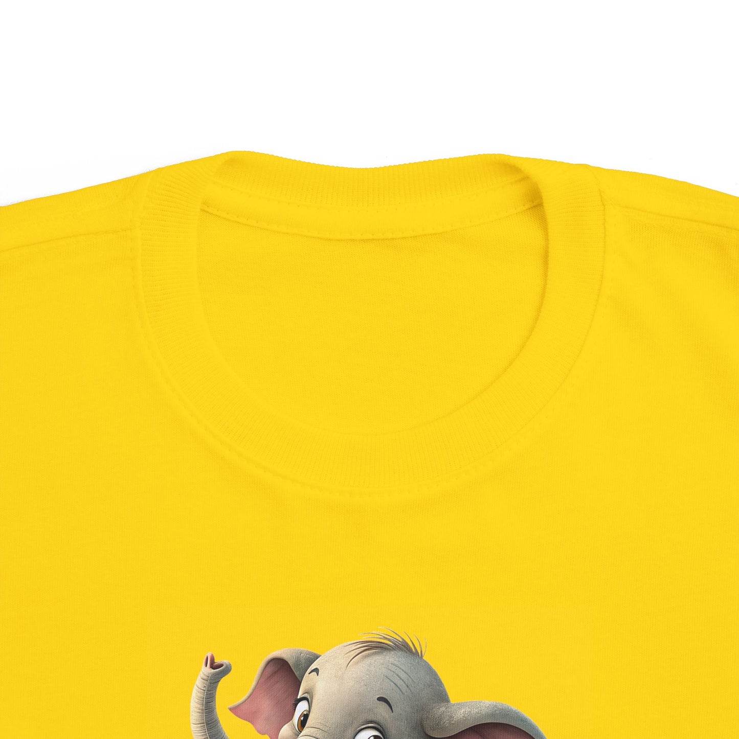 Cute Elephant Toddler Tee, Fun Summer Shirt, Kids Beachwear, Adorable Gift for Ages 2-5, Playful Animal Apparel