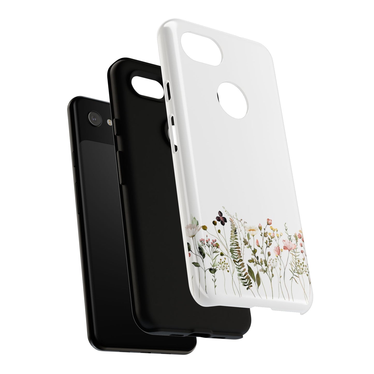 Floral Phone Case - Tough Cases for Nature Lovers, Stylish Floral Design, Phone Protection, Gifts for Her, Eco-Friendly Tech Accessories