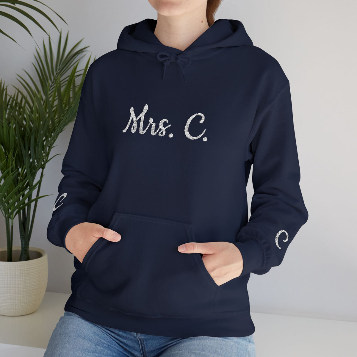 Personalized Hooded Sweatshirt, Gift for Teachers, Proud Teacher Apparel, Birthday Gift, Customized Sweatshirt