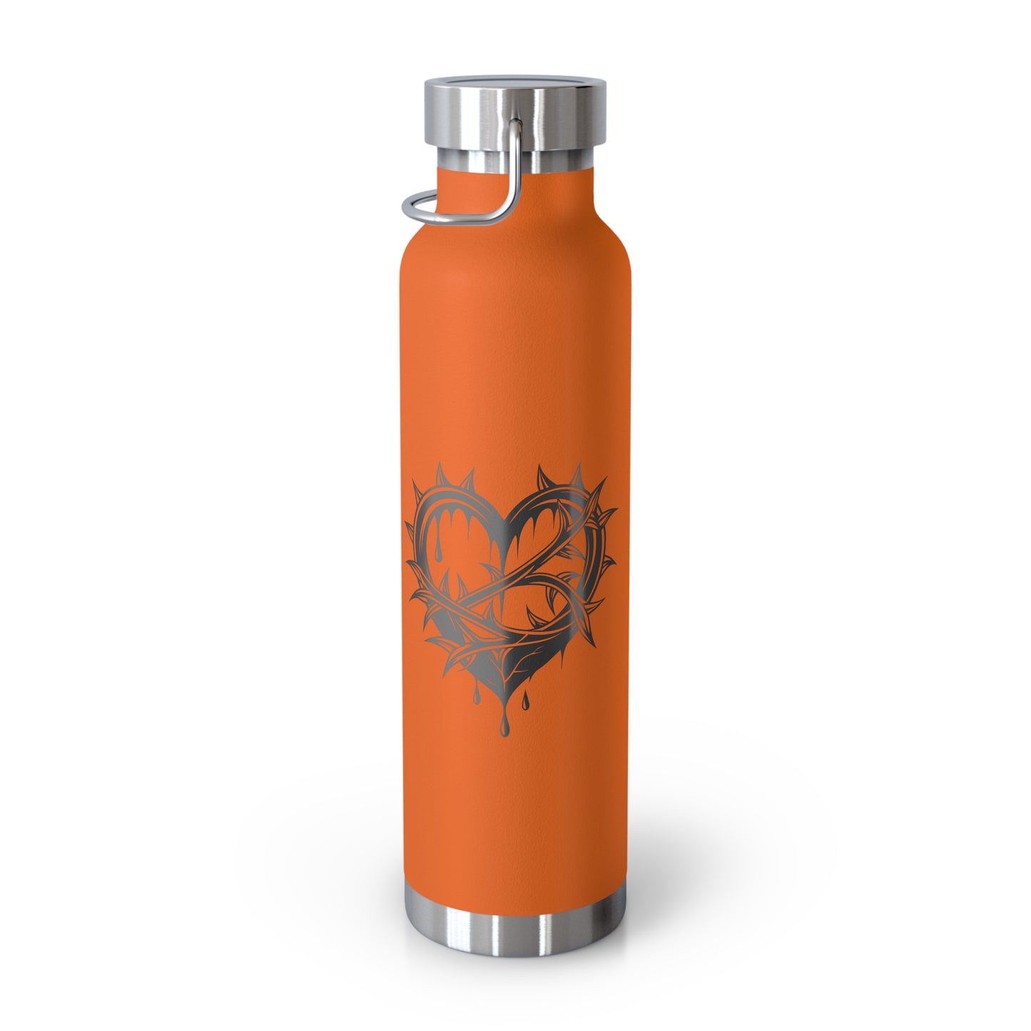 Stylish Insulated Water Bottle, Travel Flask, Gift for Him/Her, Fitness Bottle, Eco-Friendly Drinkware, 22oz Copper Design