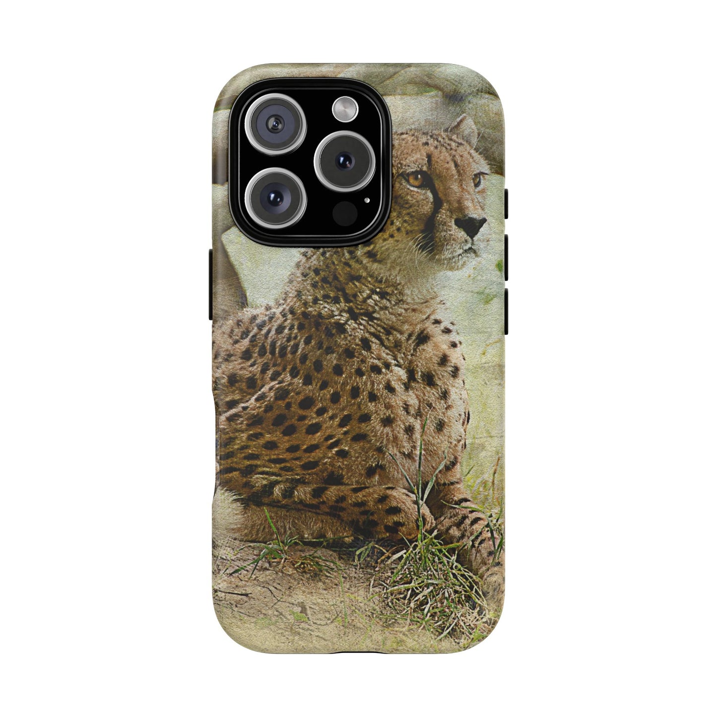Cheetah Phone Case, Tough Cases, Animal Lover Gift, Wildlife Protection, Eco-Friendly Mobile Cover, Unique Phone Accessory