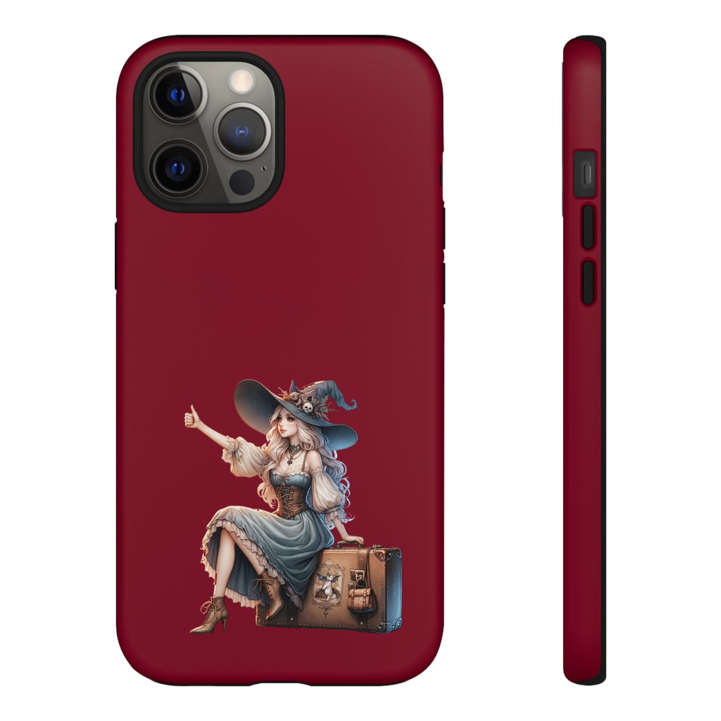 Witchy Phone Case - Magical, Durable - Halloween Gift, Cosplay Accessory, Cute Witch Design